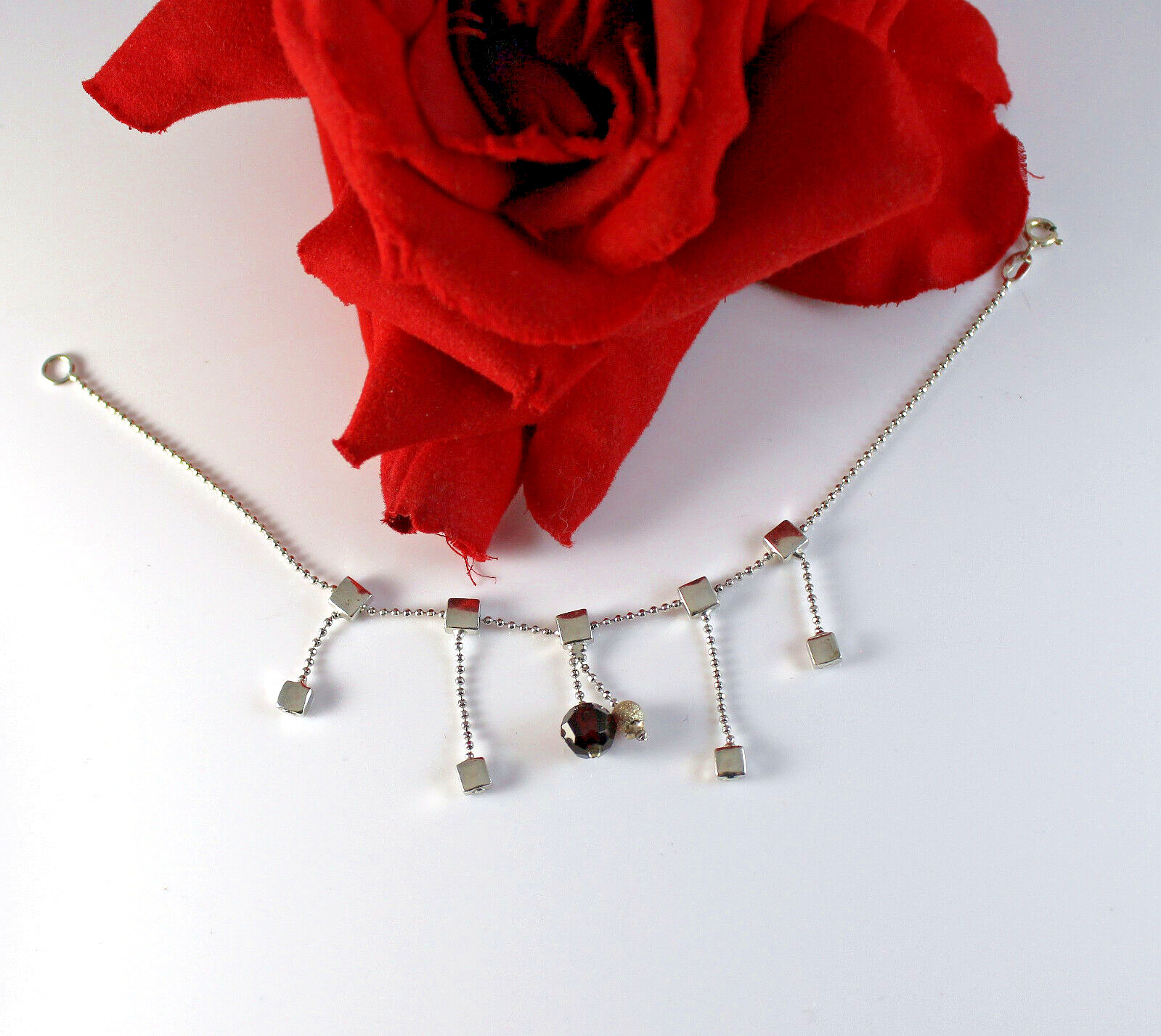 Sterling Silver Dangling Charms Bracelet 5.46g CAT RESCUE