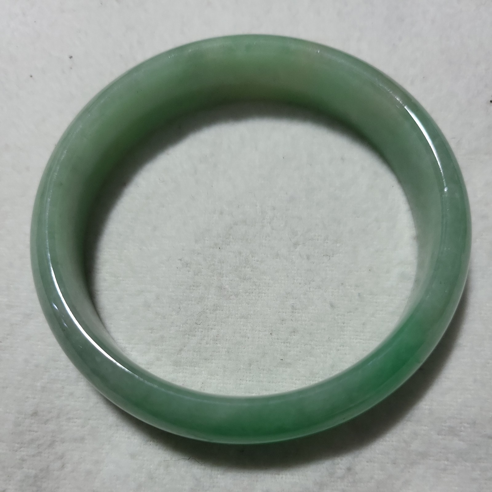 61 mm Icy Green Jadeite Jade Myanmar Jade Bangle