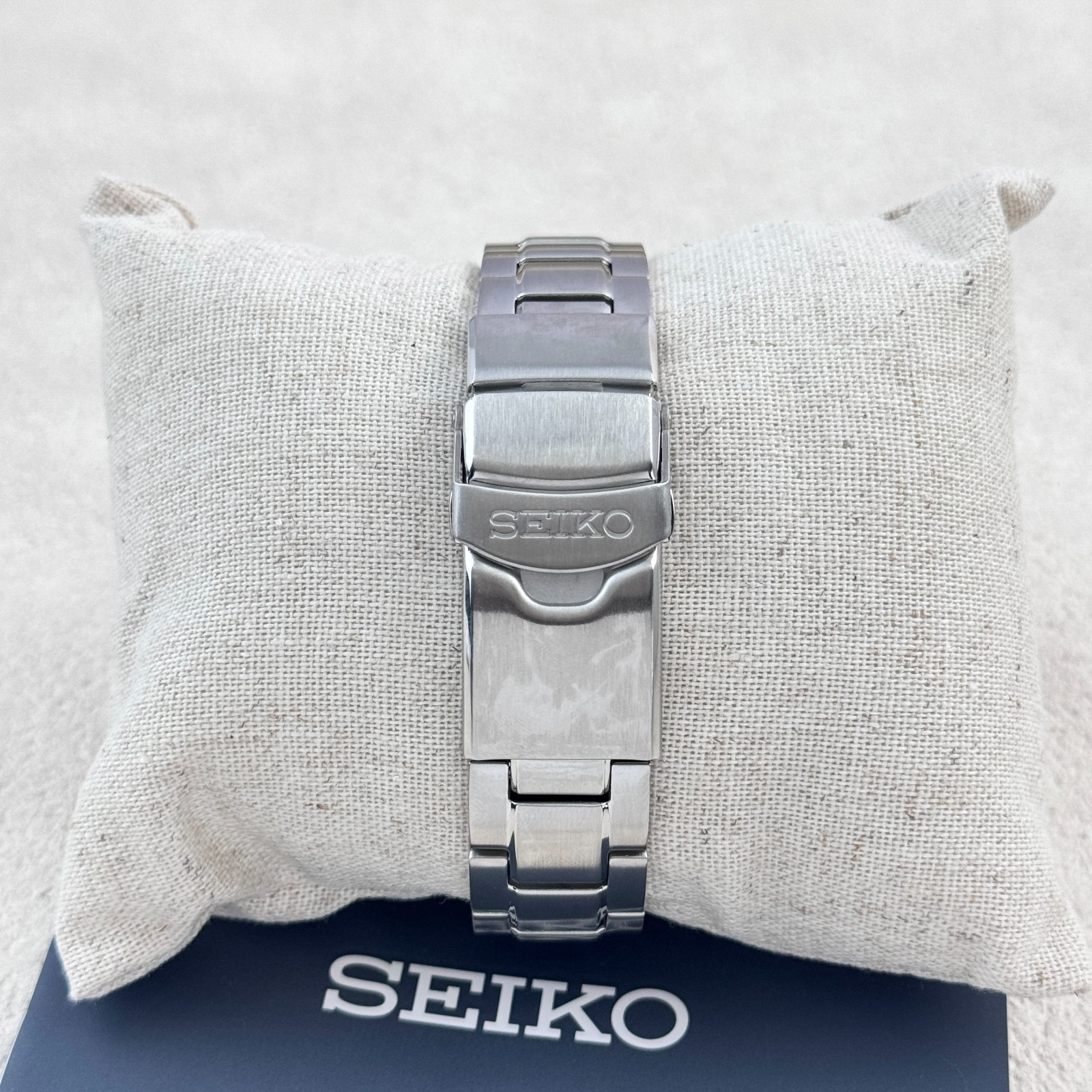 Seiko Men’s Prospex Sea SNE569 Black Dial Stainless Steel Solar Dive Watch