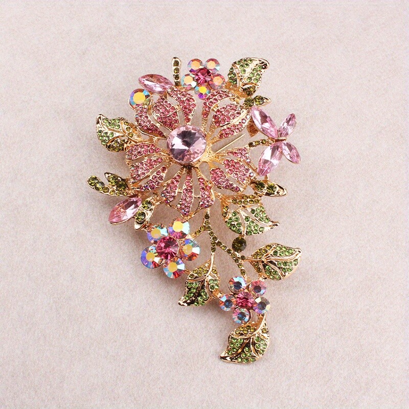 Vintage Statement Openwork Air Flower Rose Brooch AccessoriesJewelry Gift