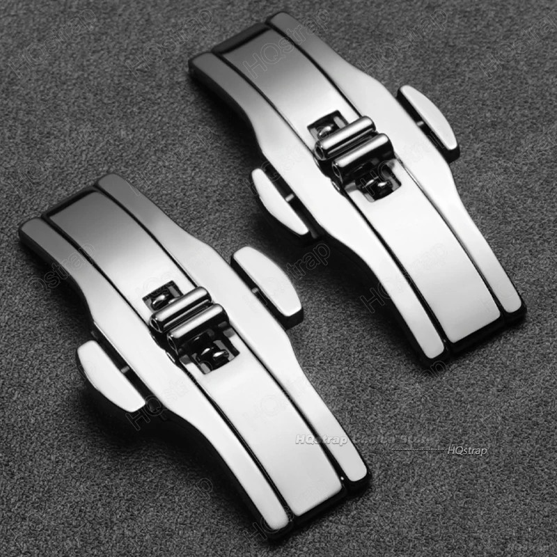 Butterfly Clasp for Watch Band Stainless Steel Folding Deployment Buckle