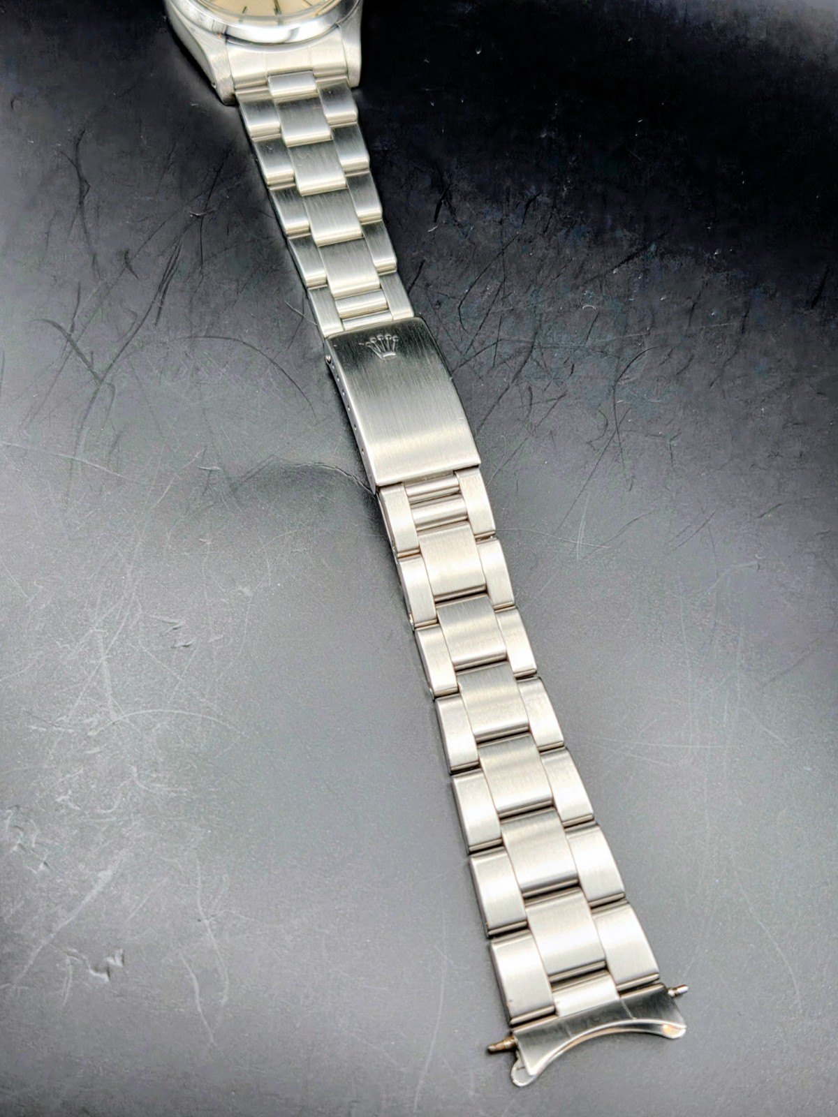 Rolex 34MM Oysterdate Precision SS Silver Stick Dial Men’s Watch 6694