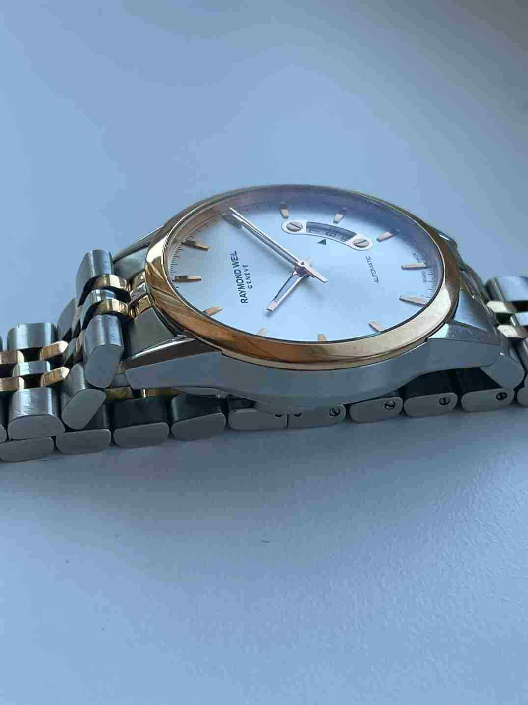 RAYMOND WEIL FREELANCER Gold & Steel Wristwatch. Ref: 2770, Cal: 4200