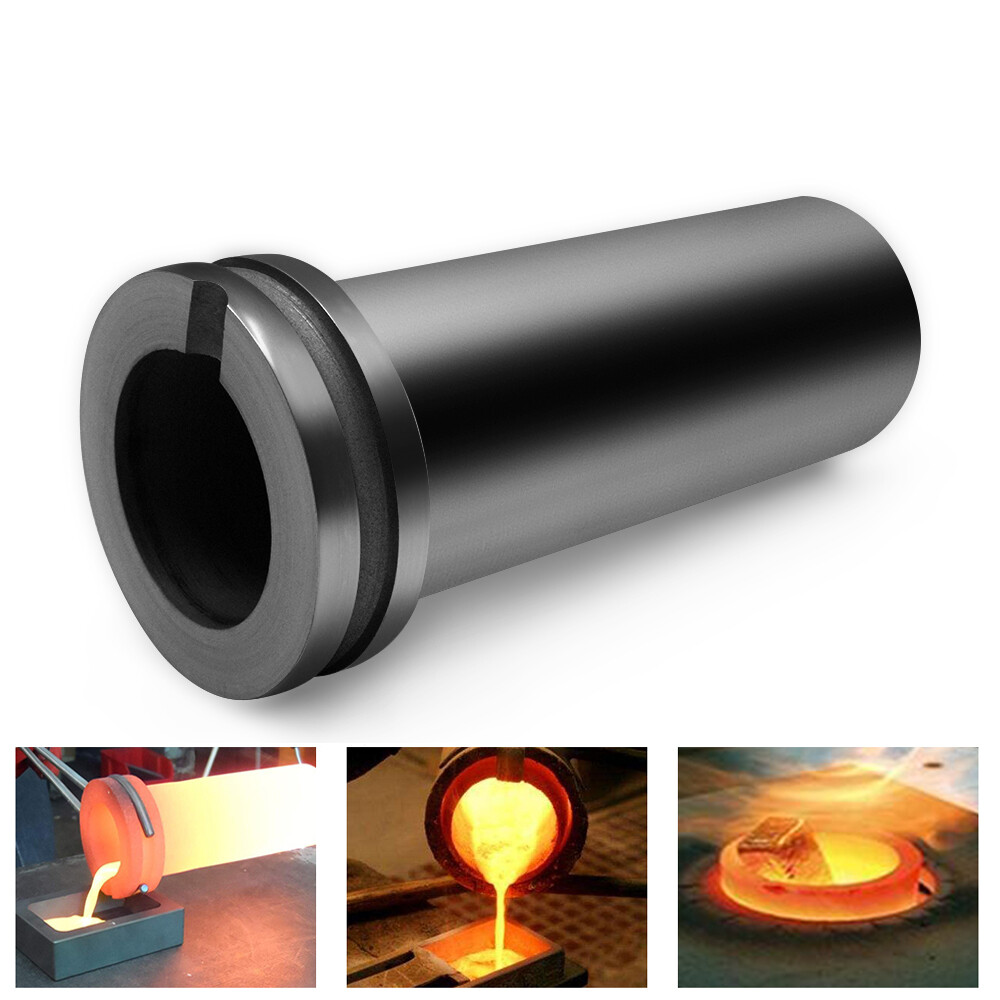 2KG High Purity Graphite Crucible Smelting Tool for Electric Melting Furnace