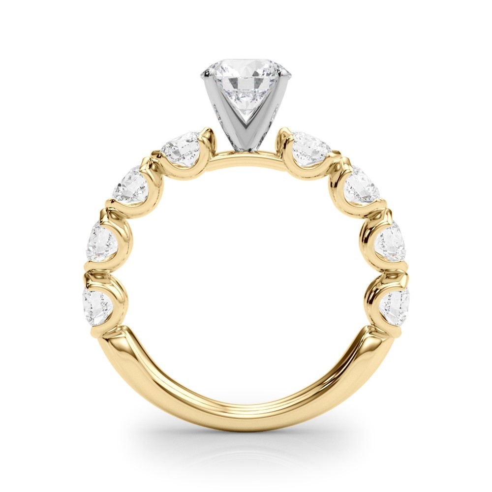 Stunning Solitaire Engagement Ring VS F 1.80-3.40 Ct Lab Grown Diamond 14K Gold