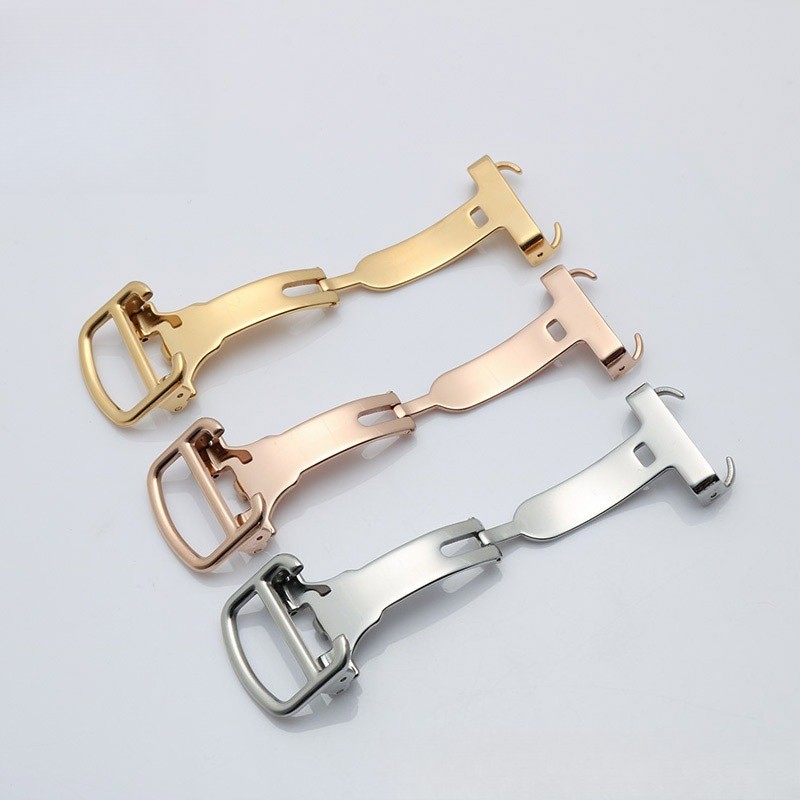 Quality Stainless Steel Watch Buckle Folding Clasp 12 14 16 18 20mm for Cartier