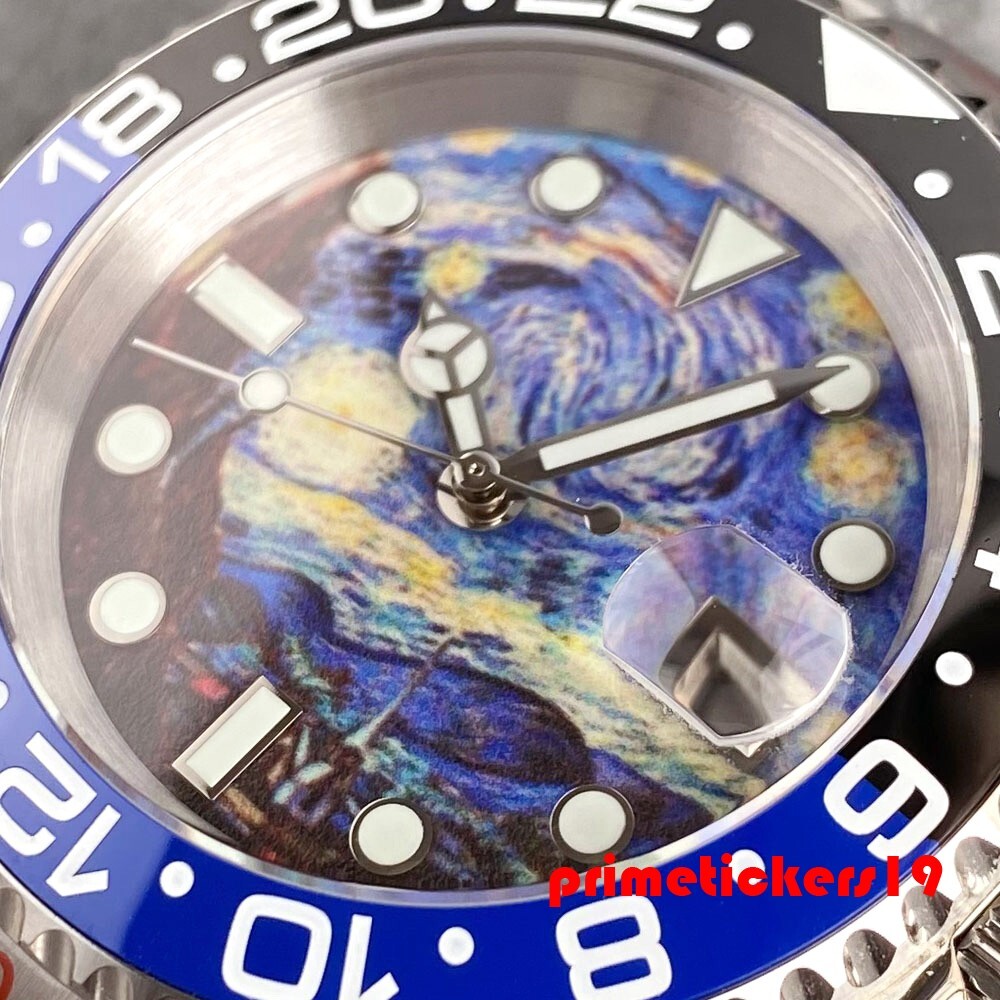 Tandorio Full Lume Starry Sky Dial Date NH35 Men’s 40mm Automatic Watch Sapphire