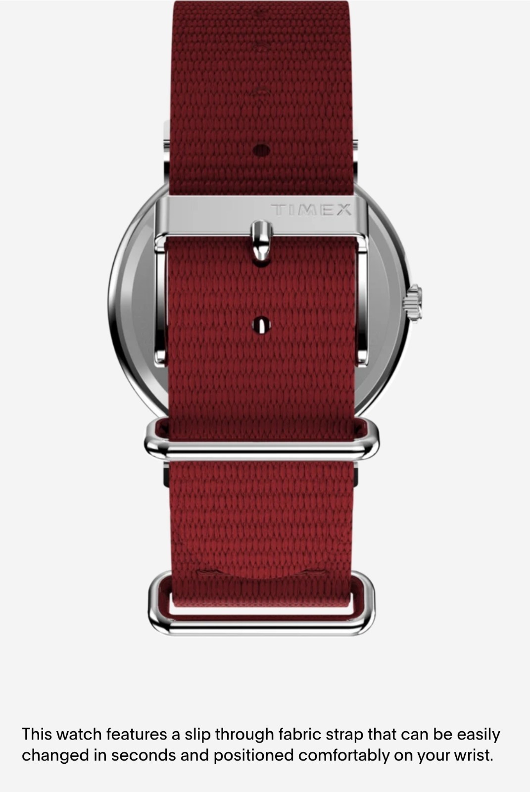 Timex Weekender 38mm Peanuts Snoopy Watch – Red Nylon Strap – TW2R41400JT