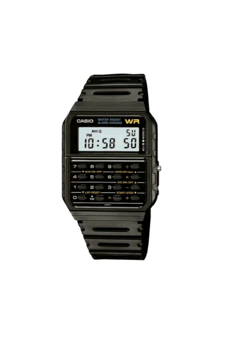Casio CA-53W-1 Vtg Calculator Retro Digital Watch Alarm Chrono Illuminator C38