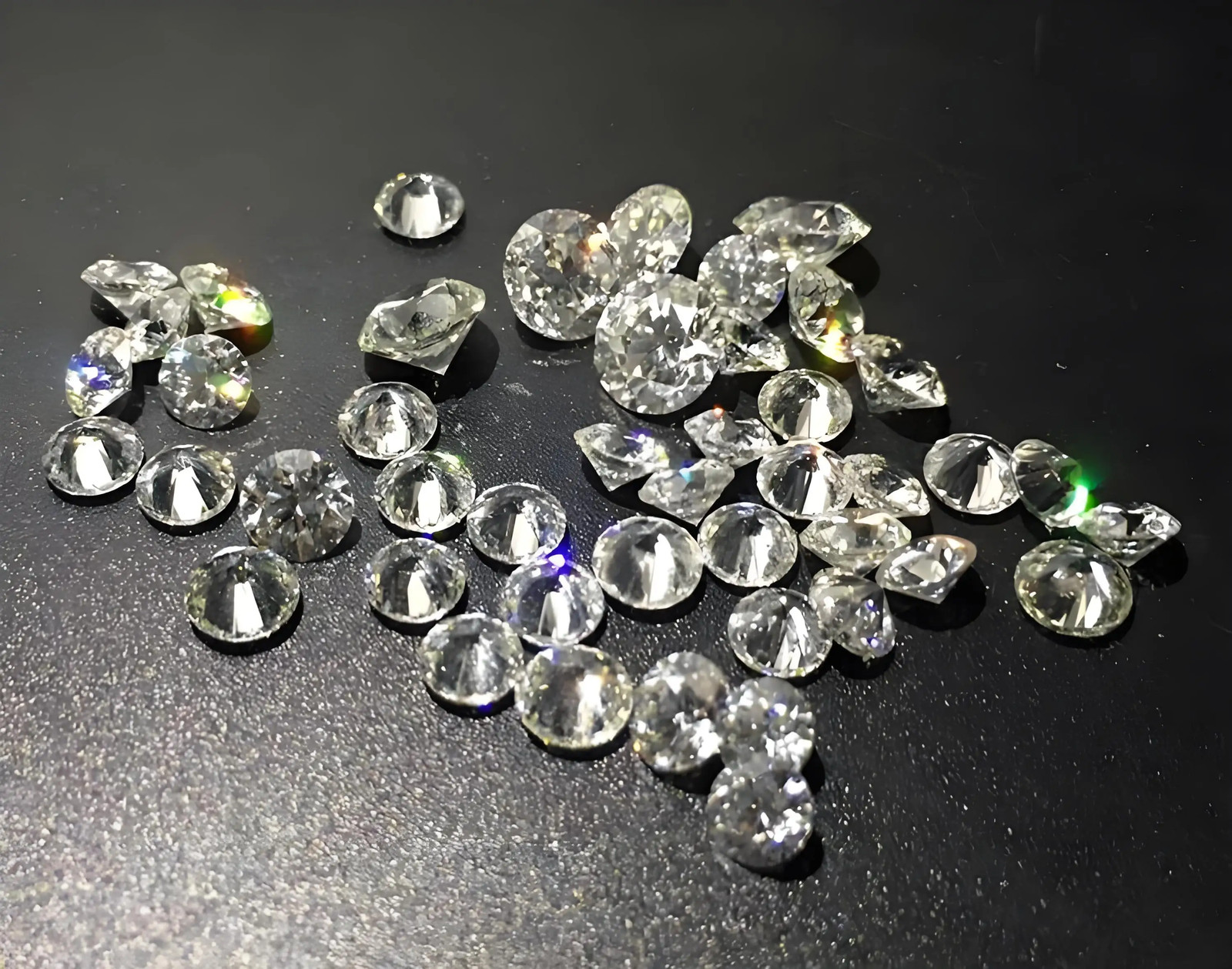 D VVS/VS Melee Lab Grown Diamonds 0.8mm ~ 3.9mm HPHT Full Cut Loose Diamond Gems