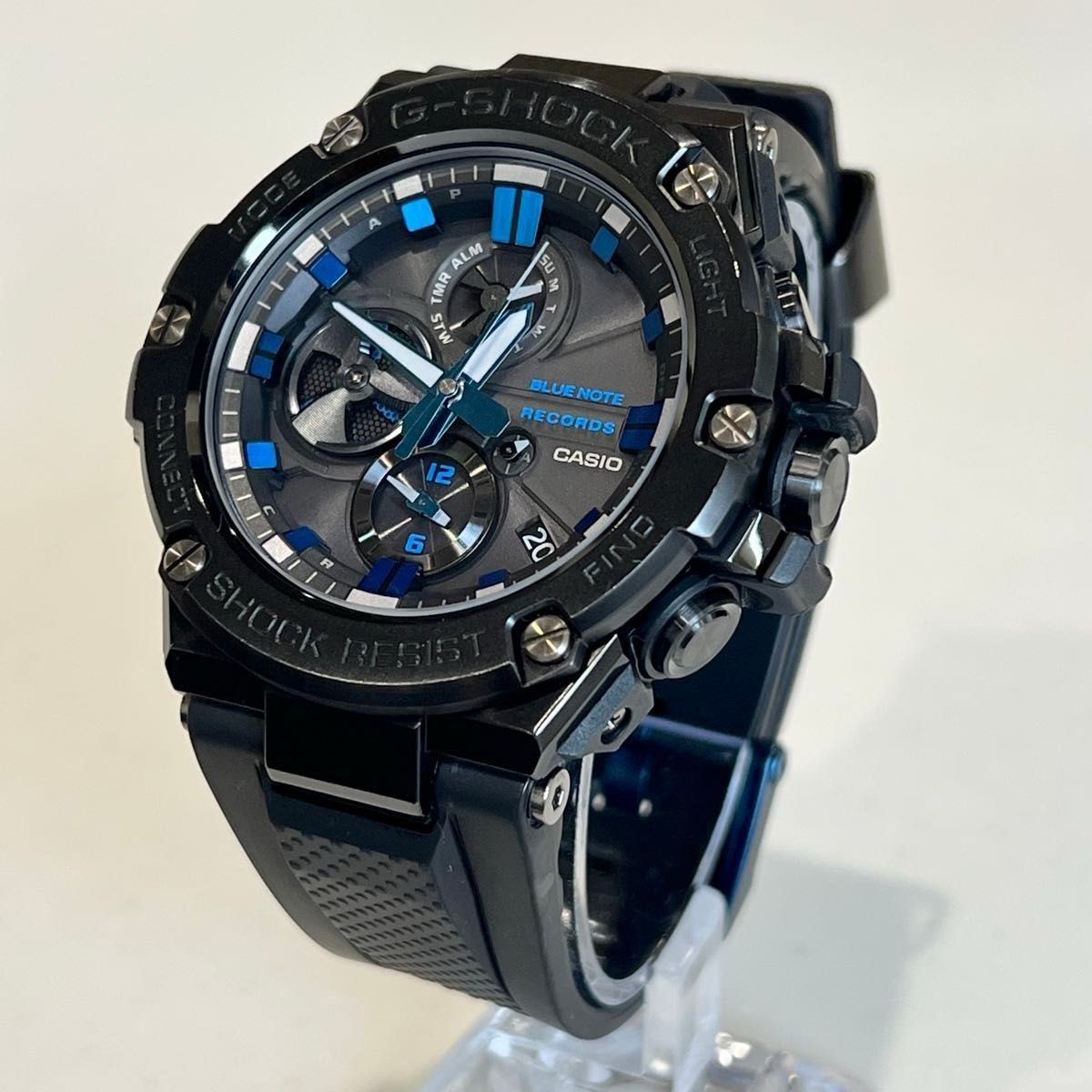 Rare CASIO G-Shock GST B100 Complete with Bluetooth BLUE NOTE RECORDS Collaborat