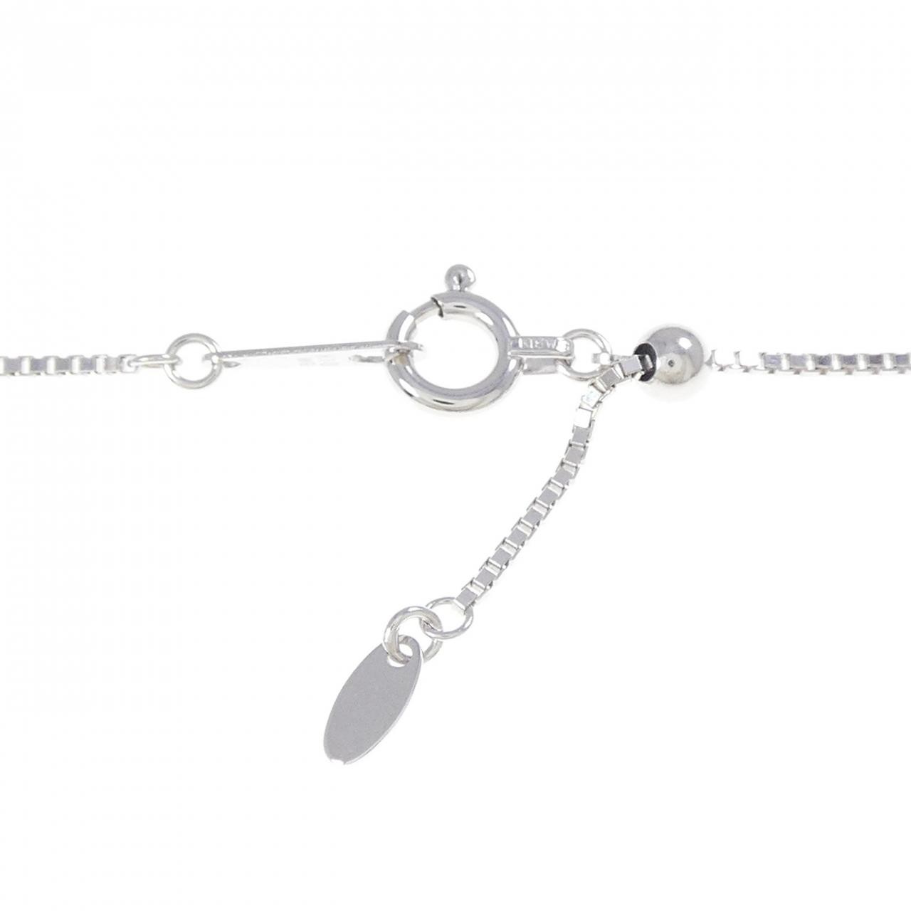 Authentic K18WG Diamond Necklace 1.55CT #270-004-157-8015