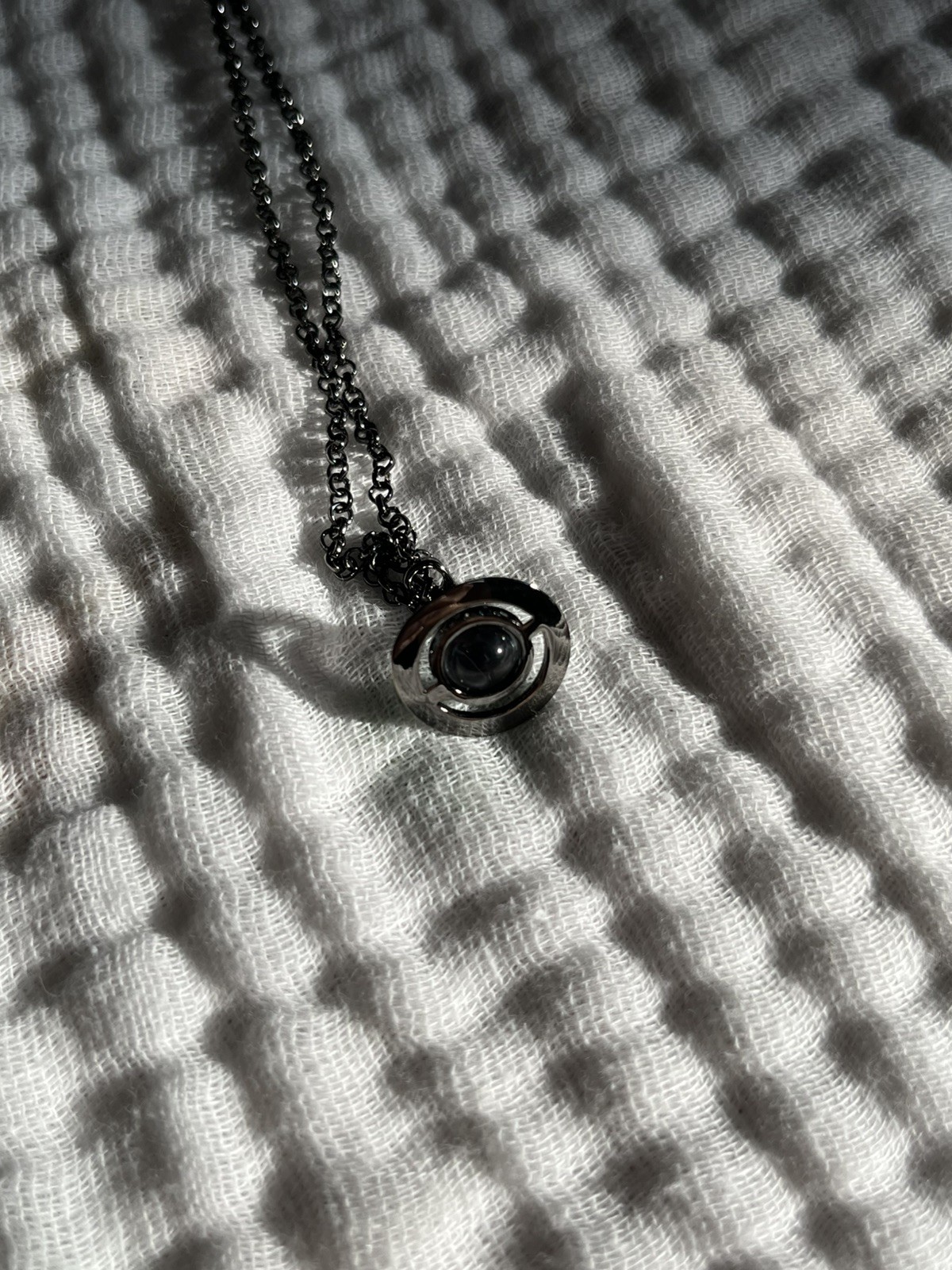 Vivienne Westwood Petite Orb Pendant Necklace (Black)