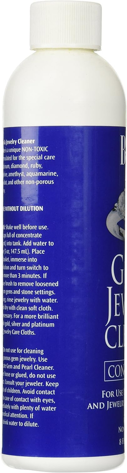 653 Gem & Jewelry Non-Toxic Cleaner Concentrate for Use in Cleaning Machines, 8