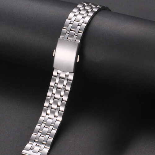 Premium Watch Accessories Five Beads Stainless Steel Watch Band Strap 18 20 22mm