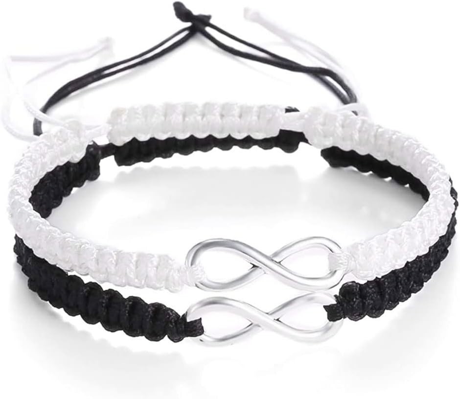 Personalized Yin Yang Couple Bracelets – Adjustable Infinity Friendship Jewelry