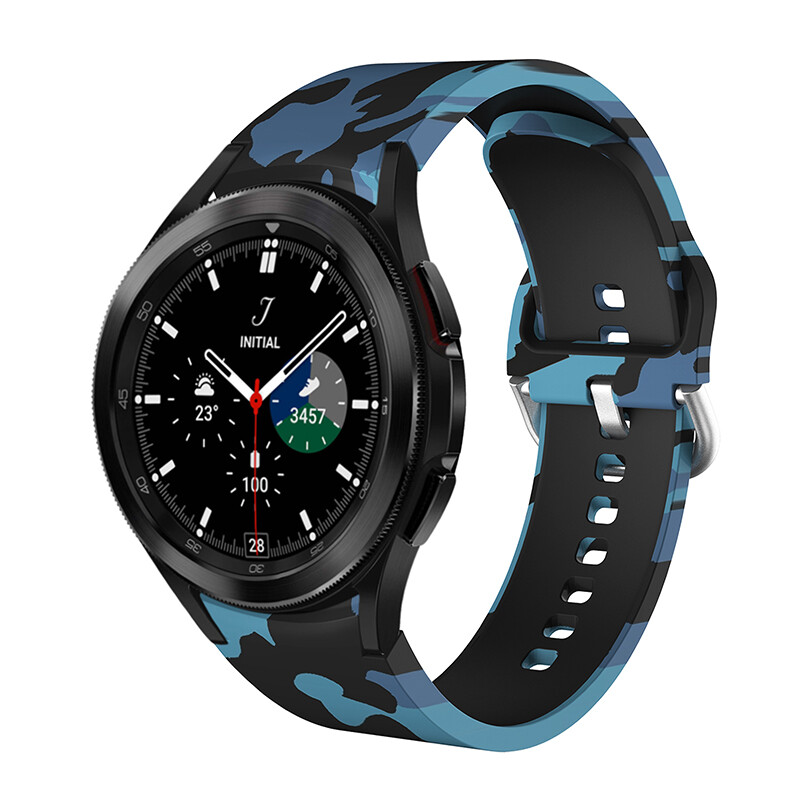 40/44MM Silicone Print Band Strap For Samsung Galaxy Watch 4/4 Classic 5/5 Pro