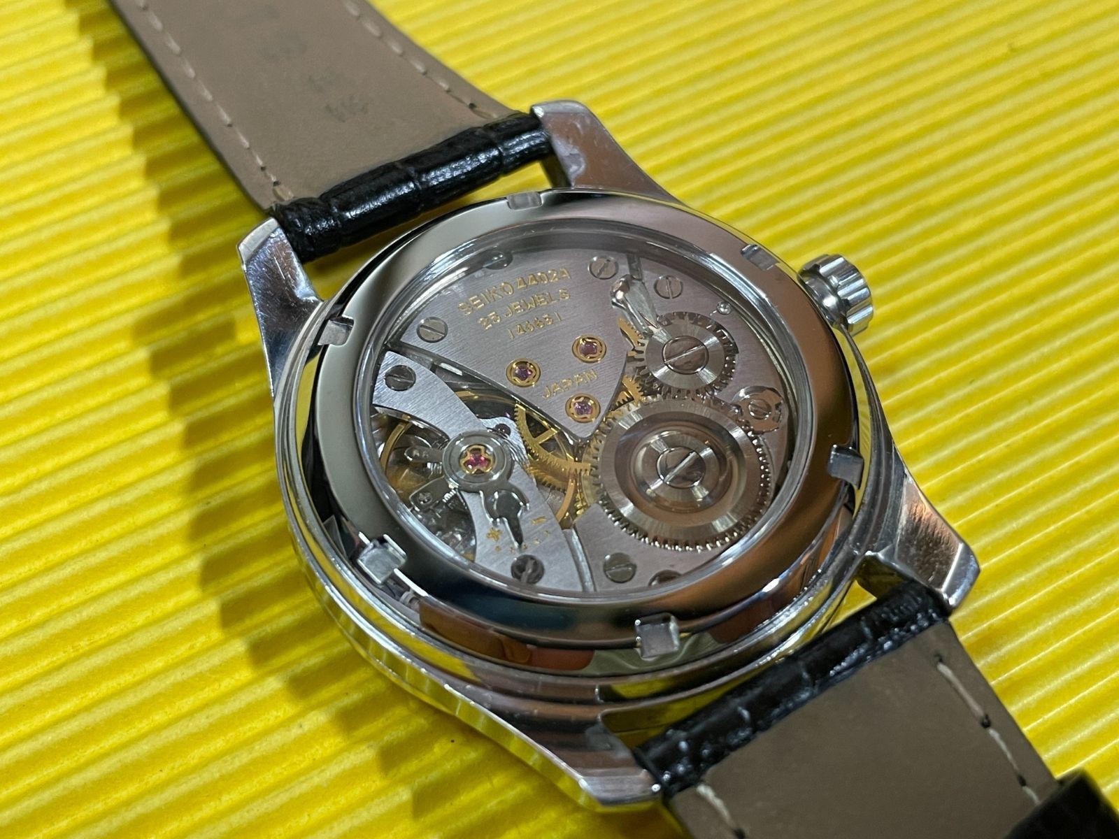 Seiko King Seiko 44KS Sapphire See-Through Case Back SUS316L From Japan