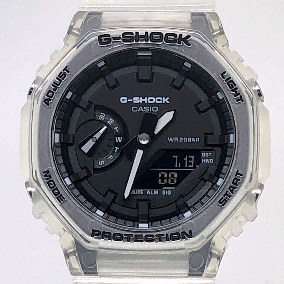 G SHOCK GA 2100SKE 7A Skeleton Series Skeleton Octagon Case Casioak LED Light Re
