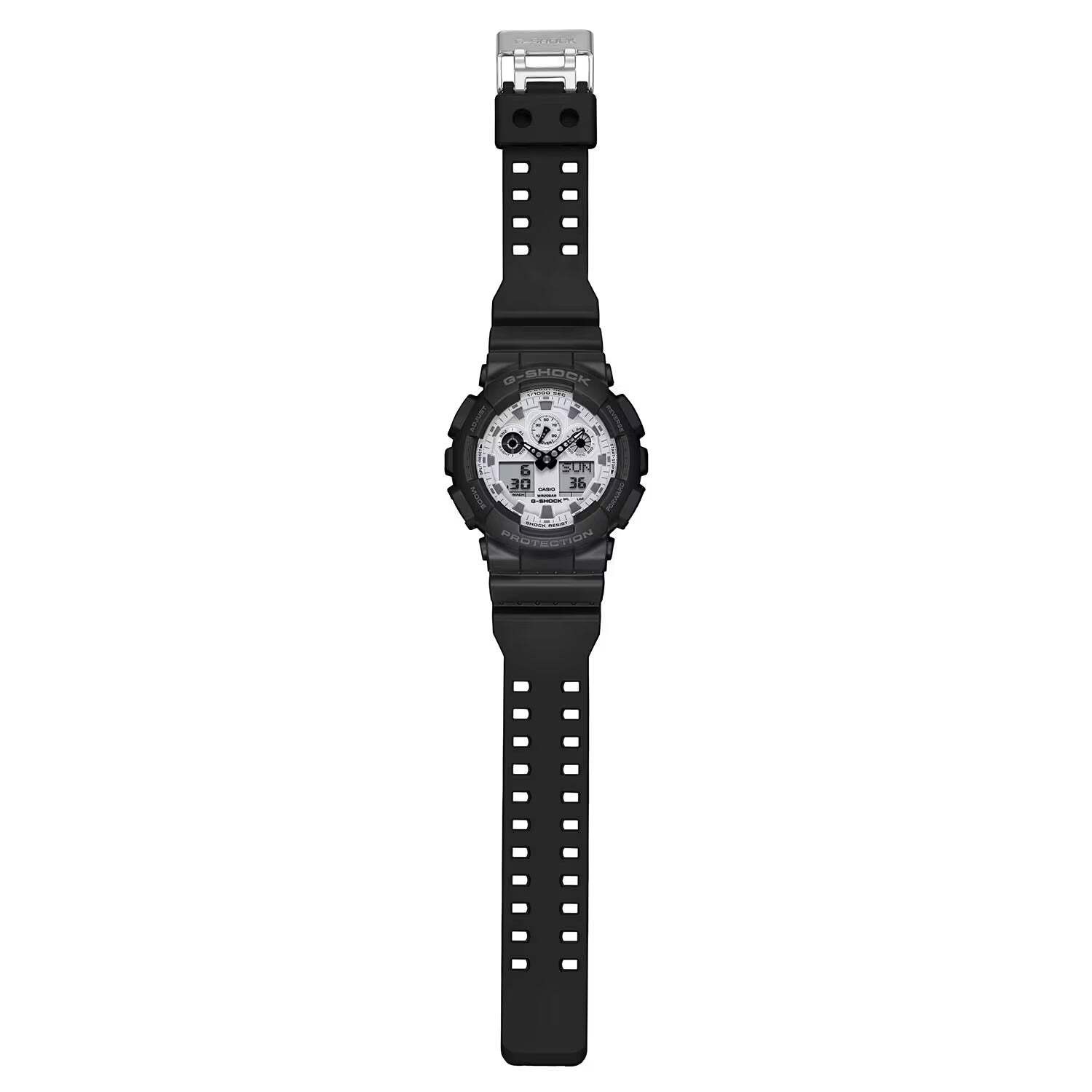 CASIO G-SHOCK GA-100WD-1A GA100WD-1A WHITE DIAL MEN’S WATCH