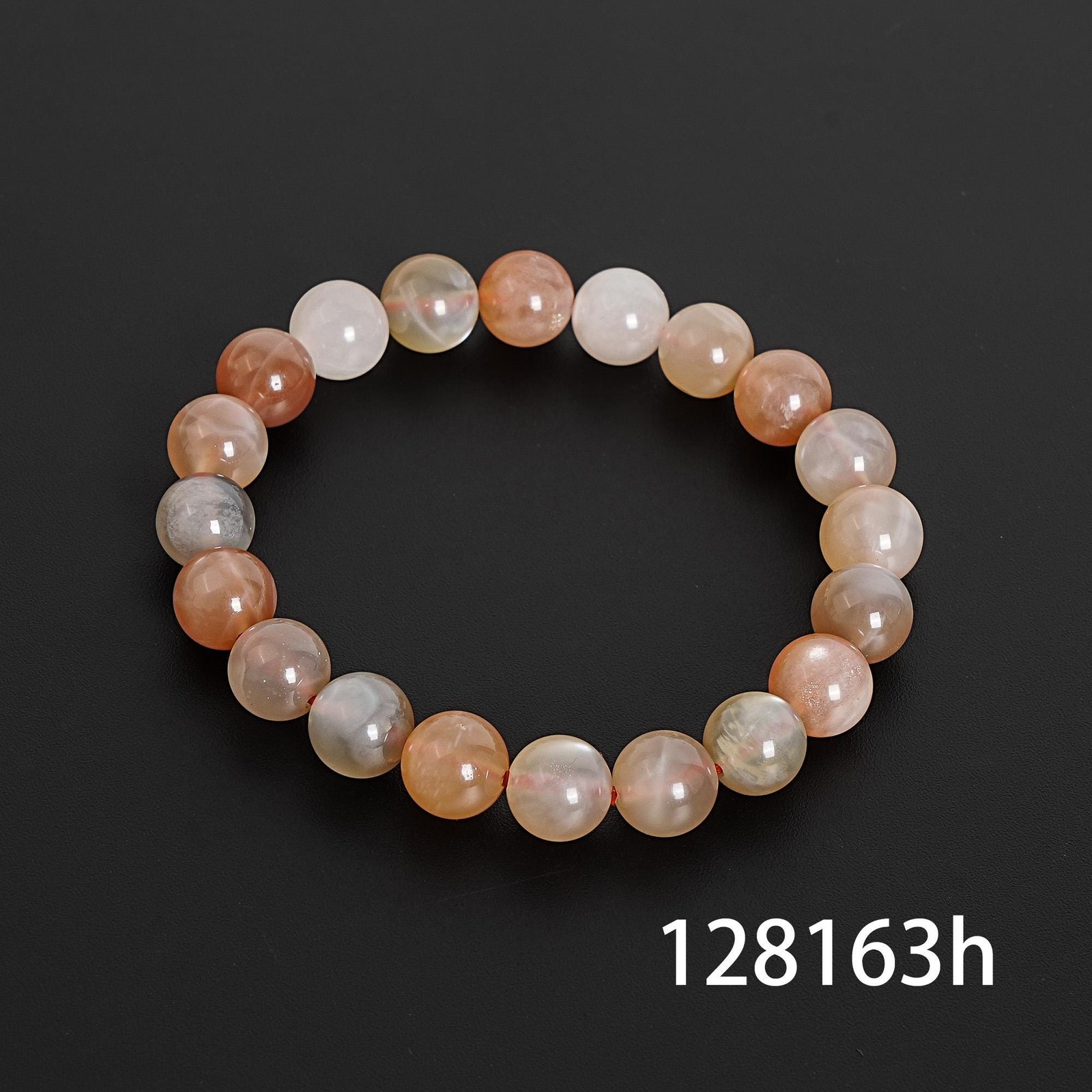 AAA Orange Moonstone Gemstone Bracelet 8MM 9MM 10MM 11MM 12MM 13MM 14MM 15MM