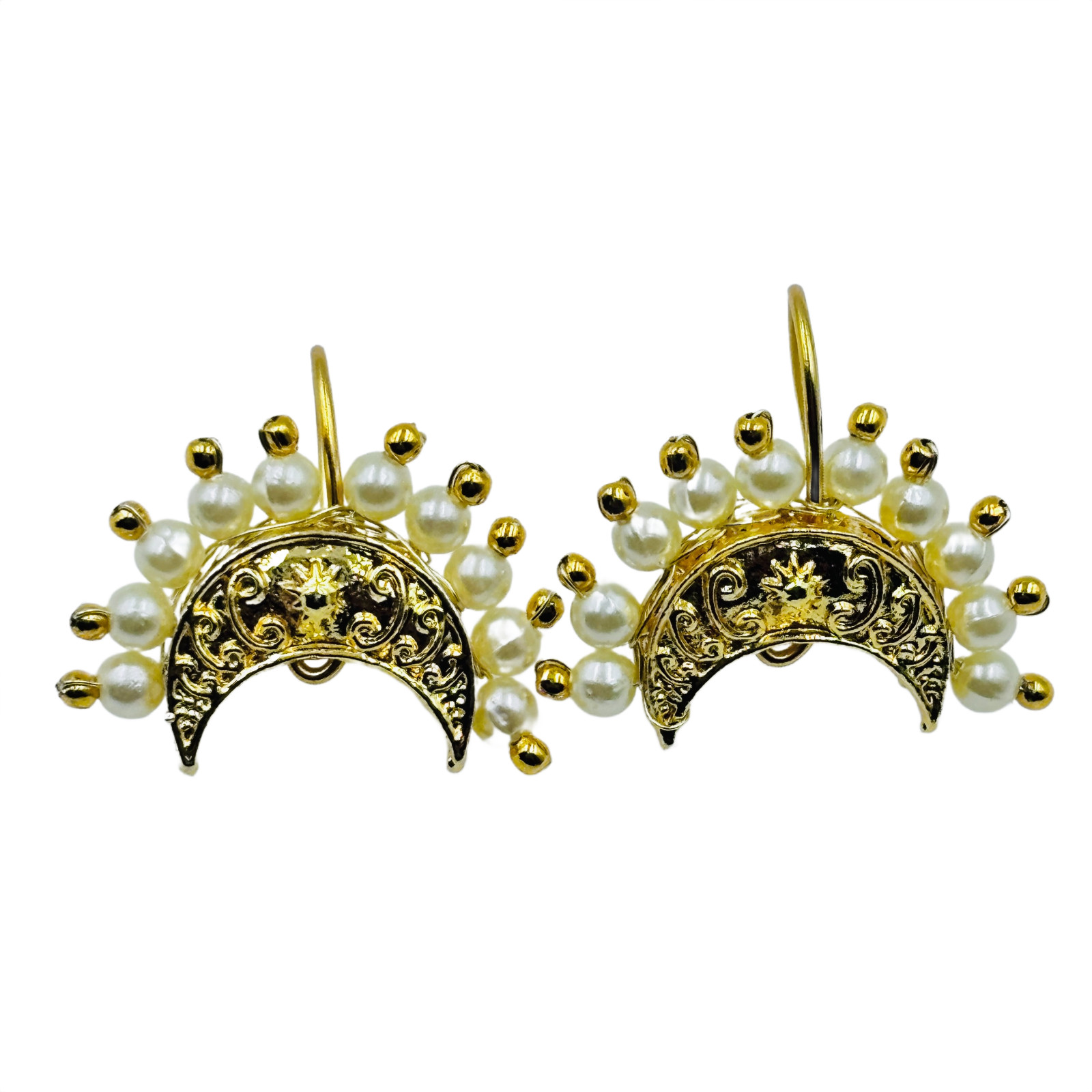 Beautiful Gold Plated Bugadi Ear Cuff , Festival Wedding Jewelry for Women