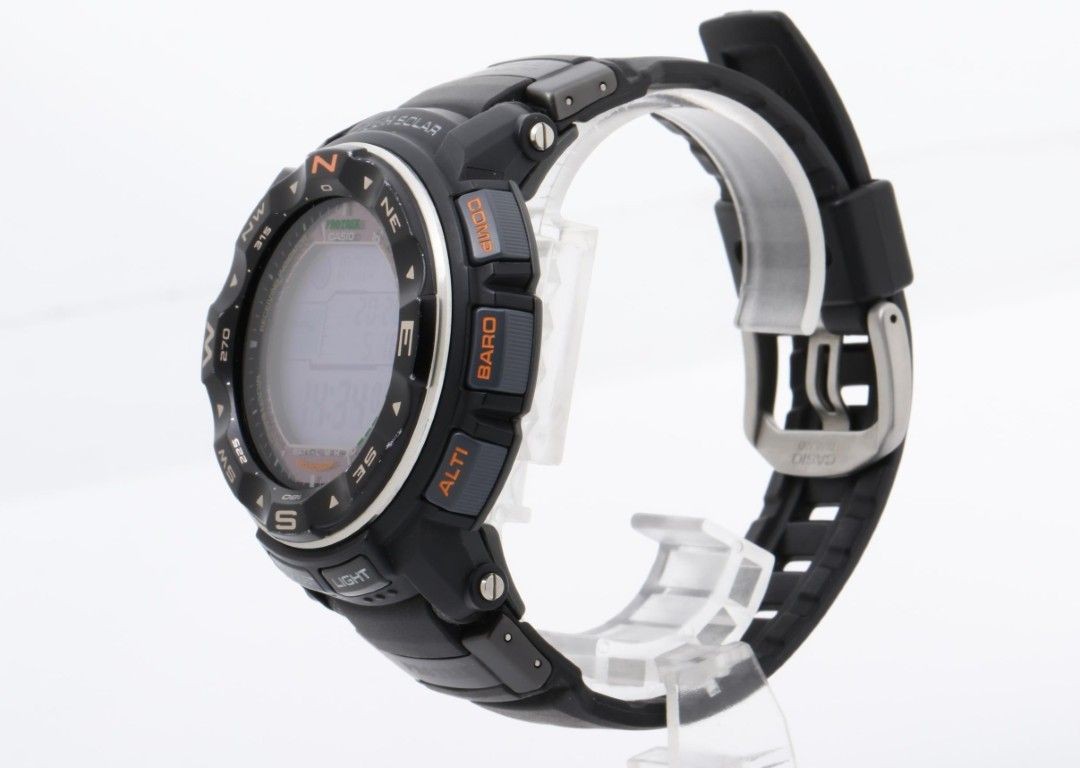 CASIO Watch PRO TREK Multifield Line PRW 2500 1JF Black Resin Aluminum Men’s Dig