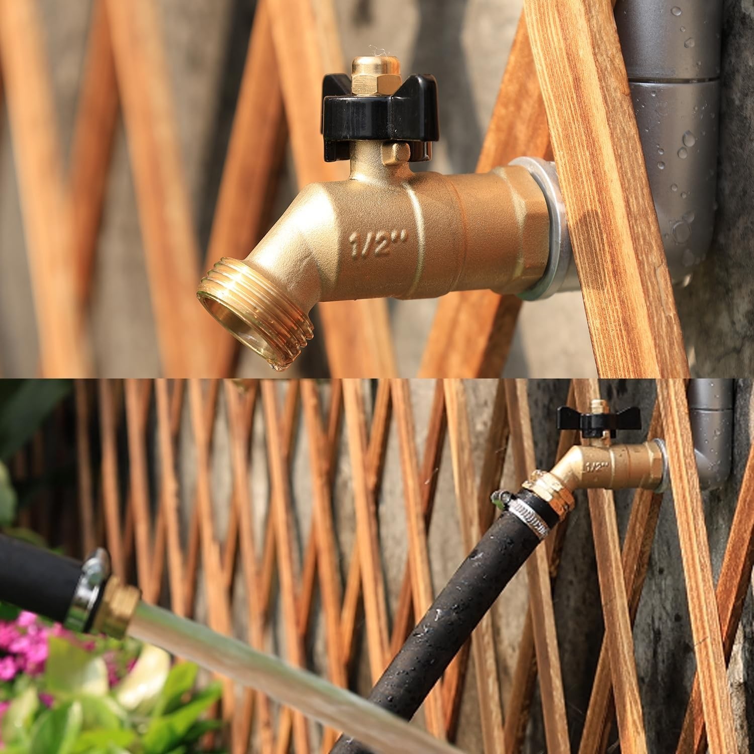 Full Flow Male outdoor-faucets Hose Bibb 3/4″ Male NPT inlet Connection with …