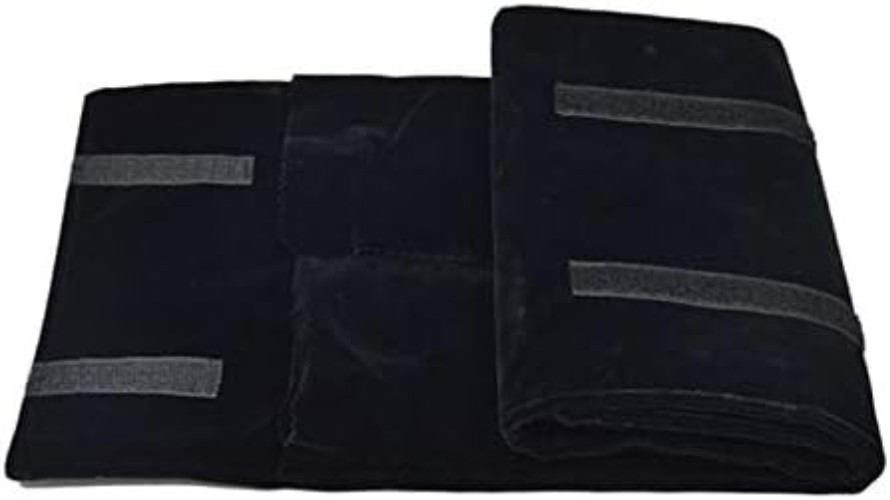 Jewelry Organizer Storage Bag Roll Velvet Travel Case for Earrings Necklaces