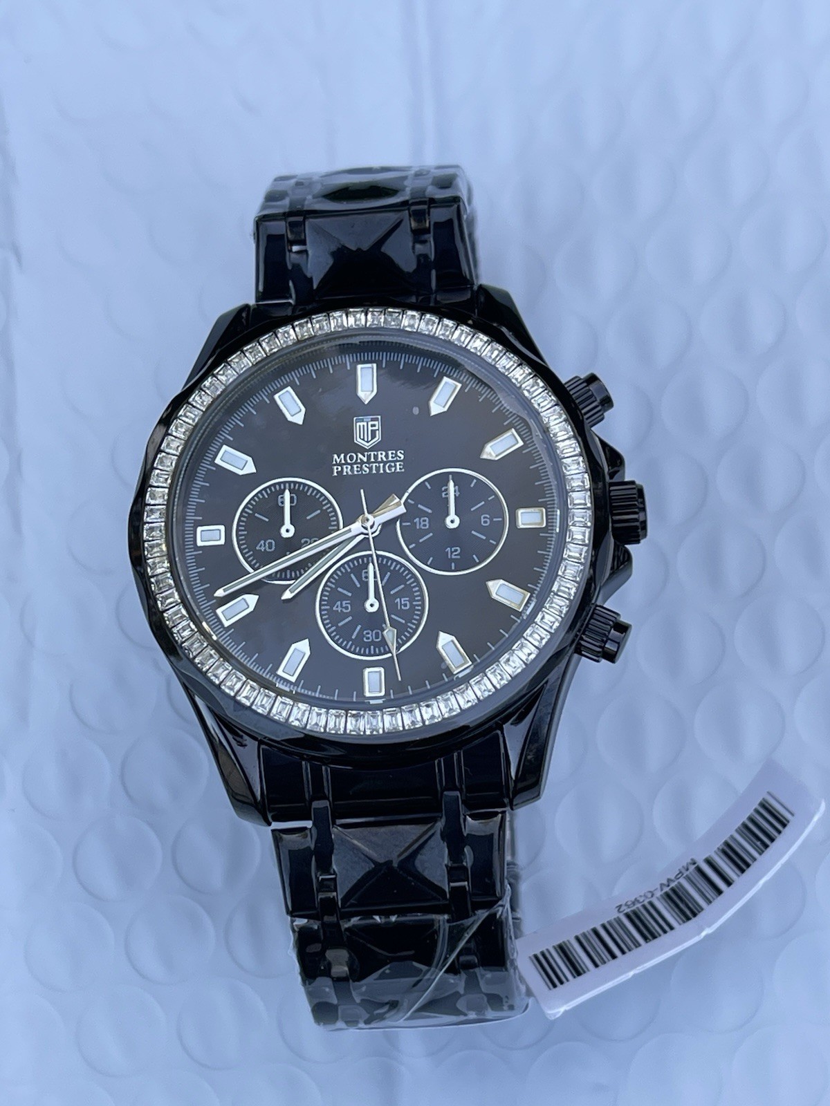 Montres Prestige Montres Prestige Men’s Watch – 44.5mm, Black (MPW-0362) new