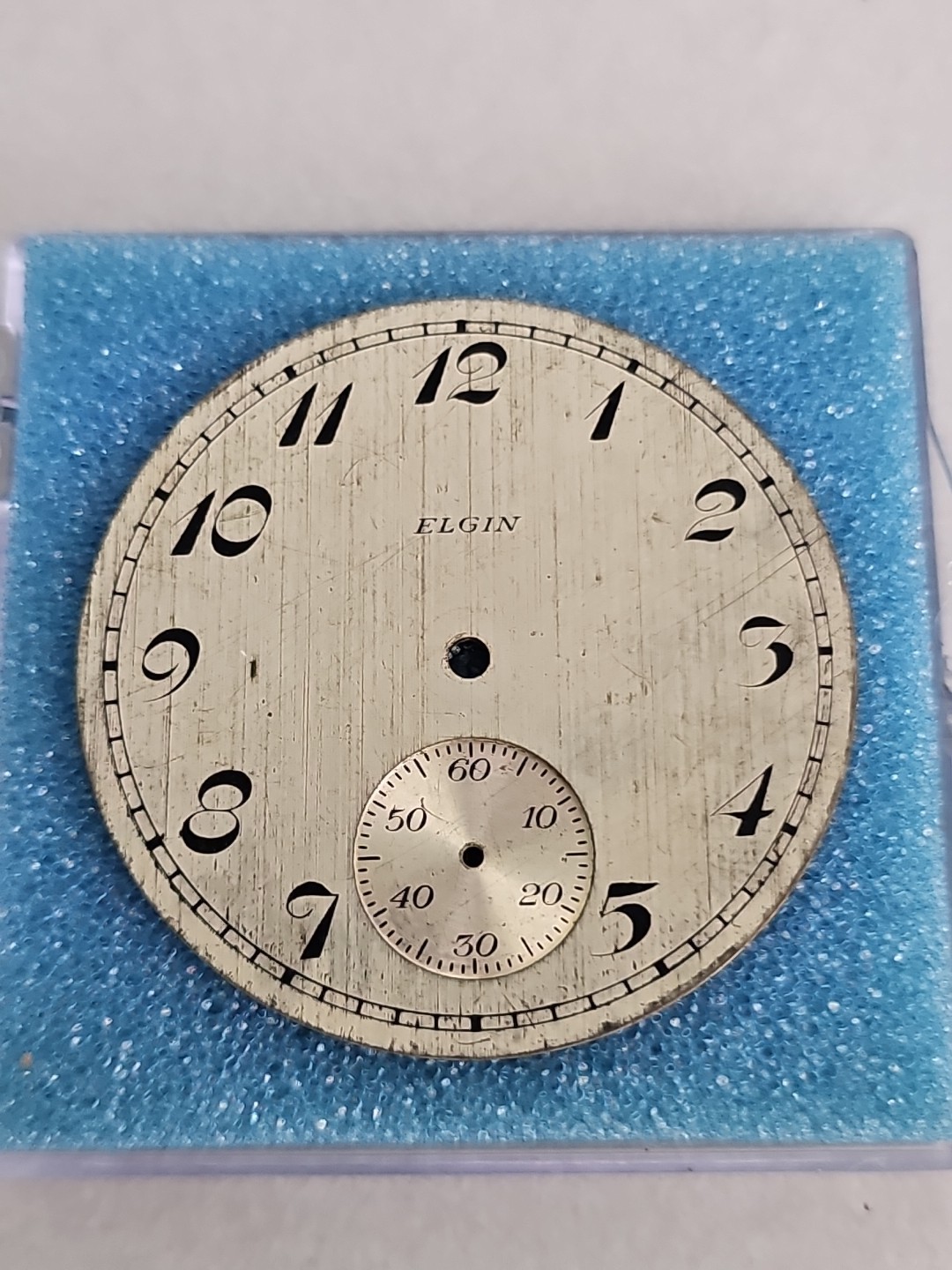 16S Elgin Pocket Watch Dial – Metal 42.13mm Good Condition