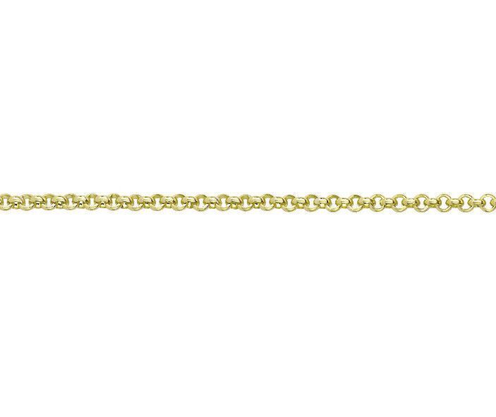 9ct Yellow Gold Solid 2.25mm Belcher Round Link Chain 22″ / 55cm (GBBL22)