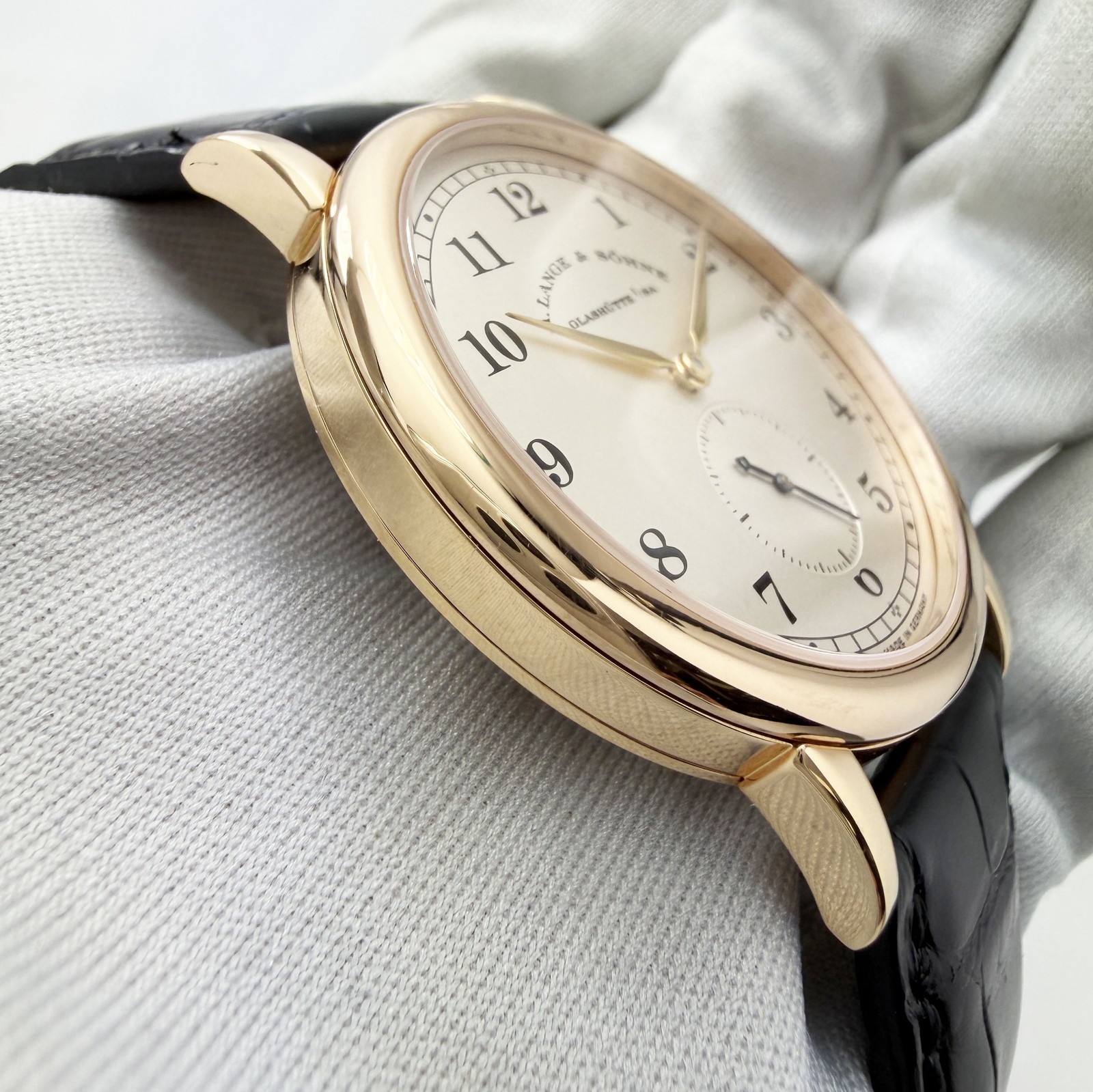 A. Lange & Sohne 1815 206.032 36MM Silver Dial 18K Rose Gold Paper