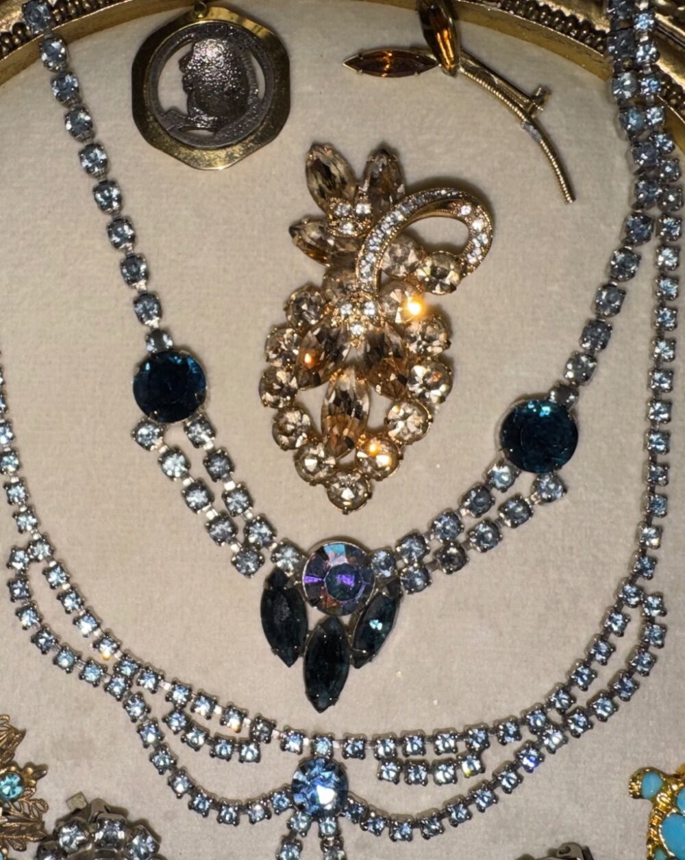 True Missouri Estate XXL Vtg Jewelry Lot Eisenberg Ice 925 Weiss Swoboda Mexico