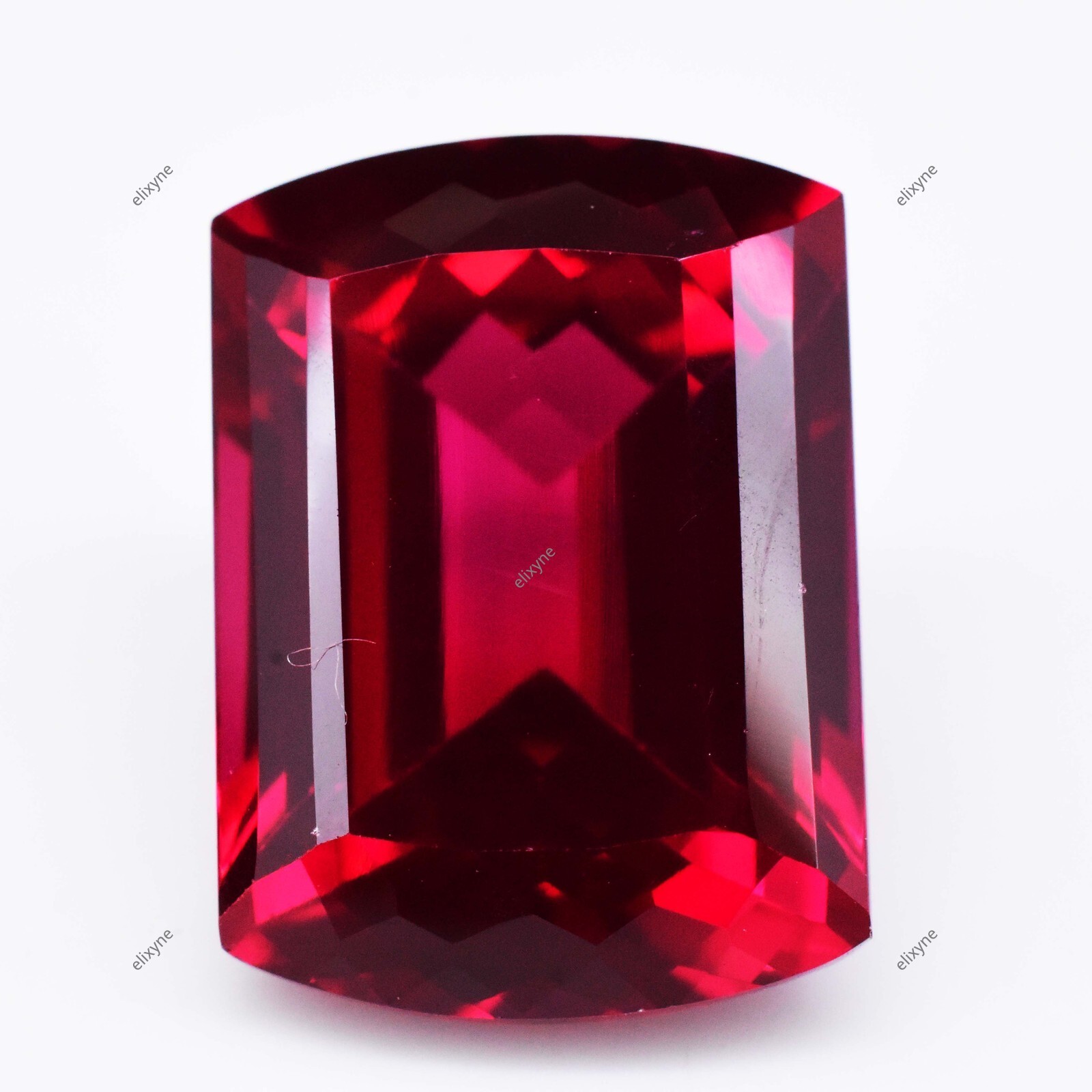 22.65 Ct Natural Certified Rubellite Tourmaline Red Gemstone Vivid Color
