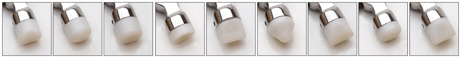 Nylon Hammer Heads Soft Touch 9 Face Plastic Tipped Jewelry Metal Forming Tool