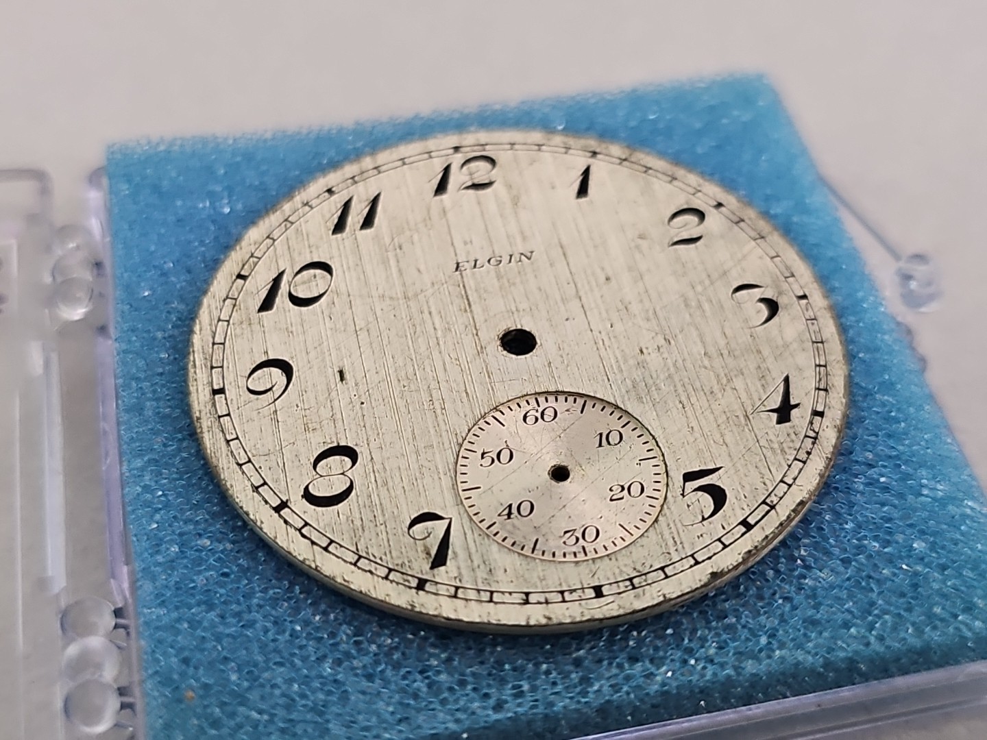 16S Elgin Pocket Watch Dial – Metal 42.13mm Good Condition