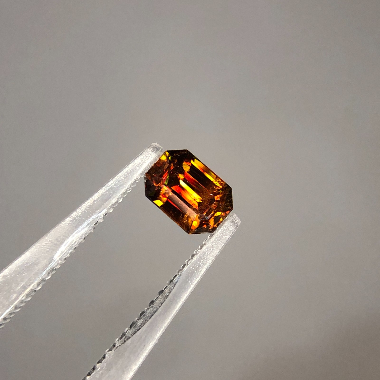 0.60 Ct Natural Sphene Titanite Step Cut Gemstone For Jewelery