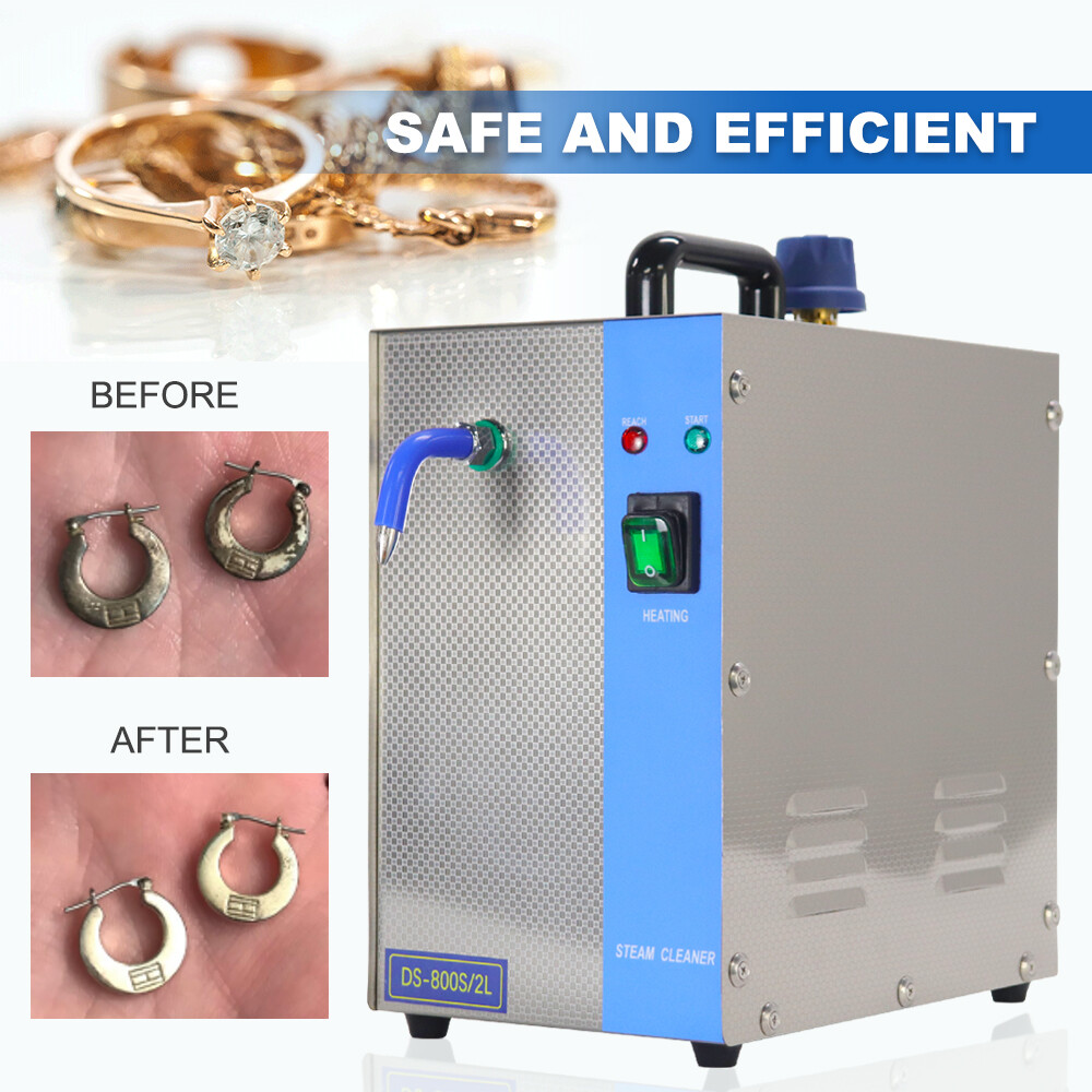 2L 1300W Professional Jewelry Steam Cleaner Gem Washer Electric Cleaning 140℃