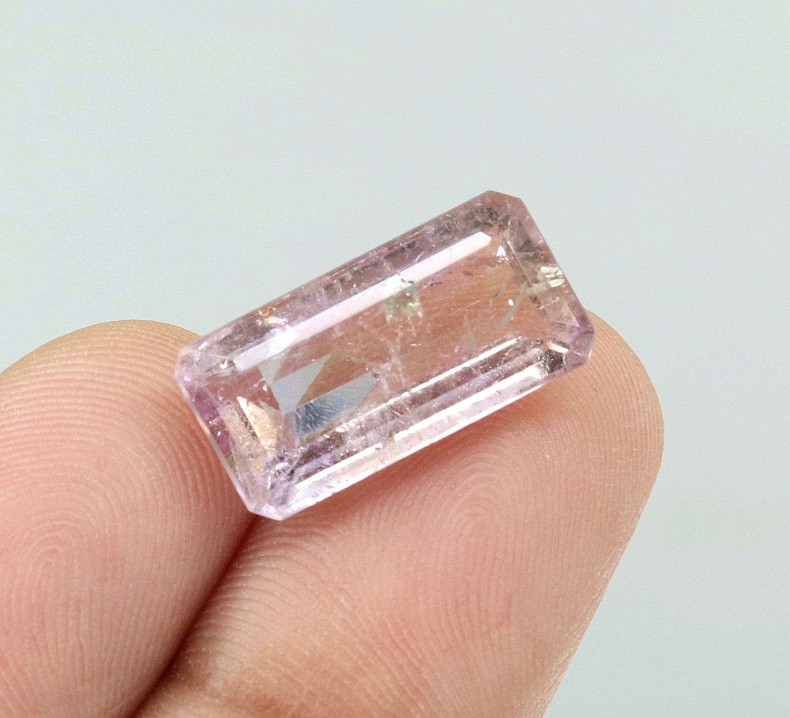 Natural Bolivia Ametrine Bi-Color 7.80 Ct Untreated Certified Loose Gemstone