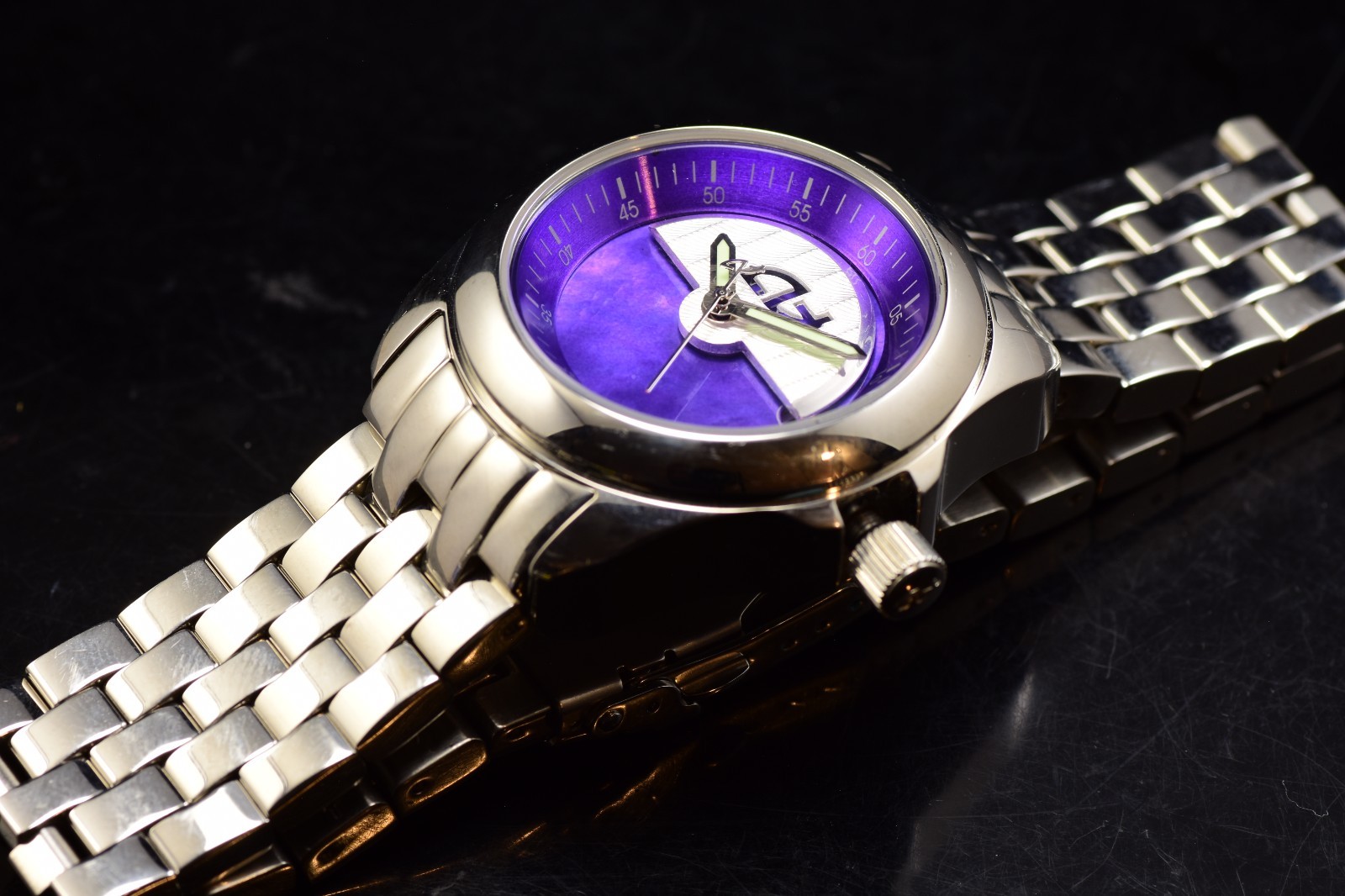 ANDROID Men’s Aragon HYDRAUMATIC Purple Dial LIM ED AUTOMATIC Watch AD680 RARE