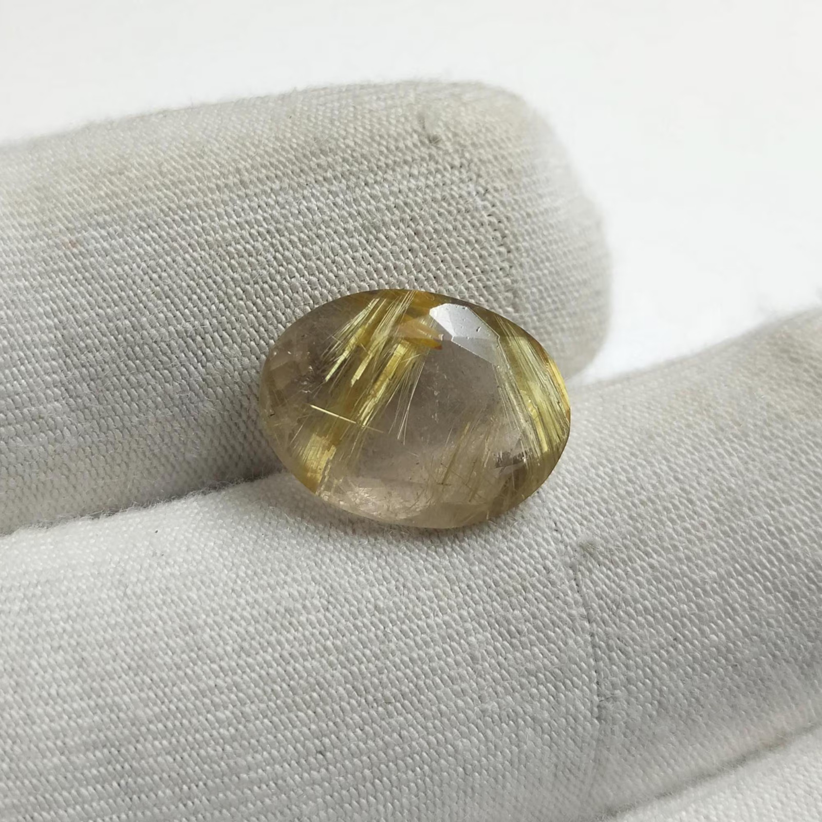 Rare Crystal Gemstone Duo Golden Rutile Quartz&Super Seven 9.70Ct Jewelry Making
