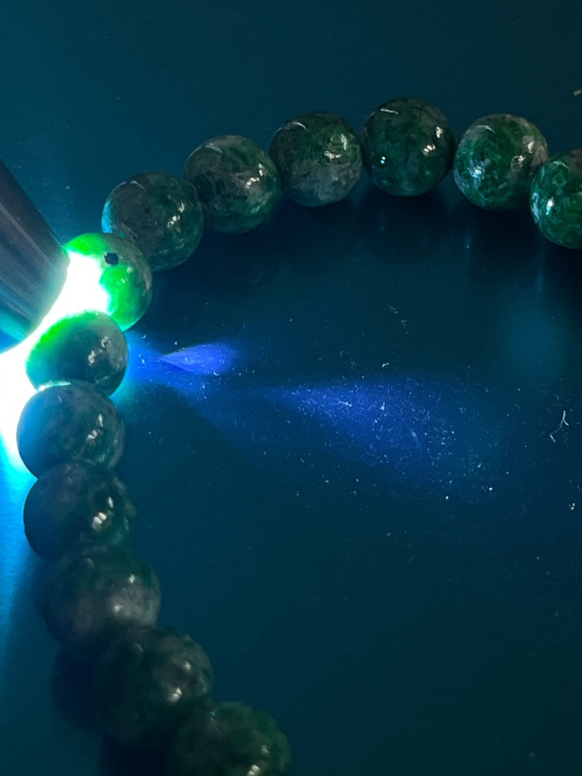 Natural Burmese Jadeite Bracelet – Type A Jade Beads 8mm, 23g – Authentic Healin