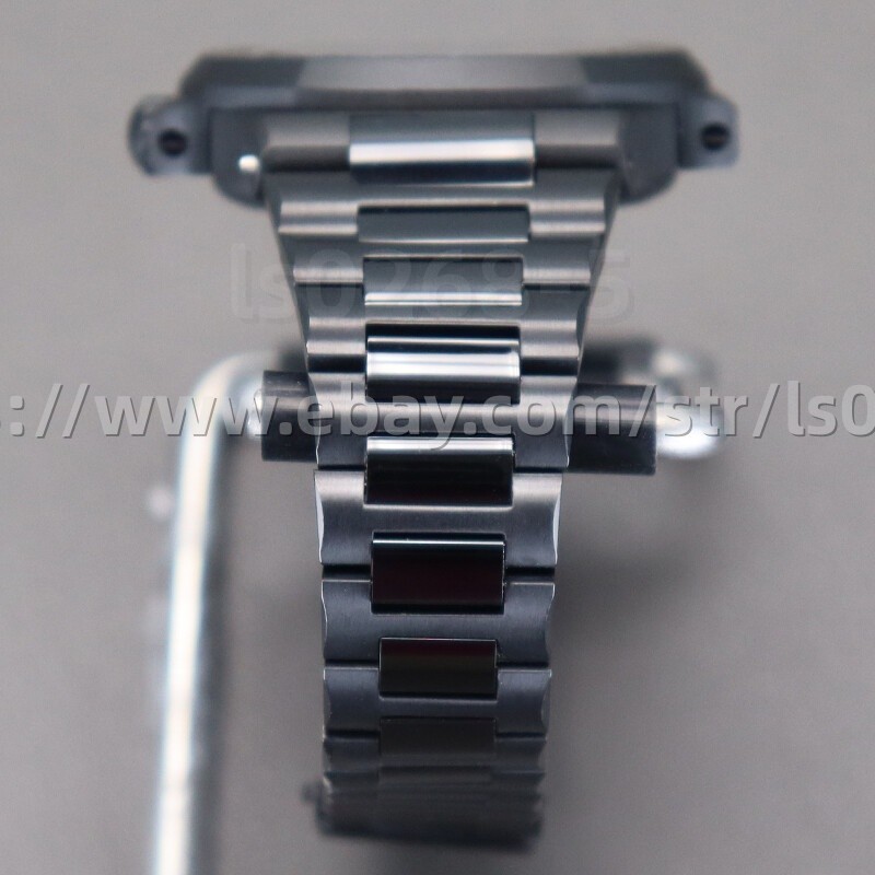 39.5mm Mechanical Watch Case And Strap Frosting Sapphire For Nh35 Movement