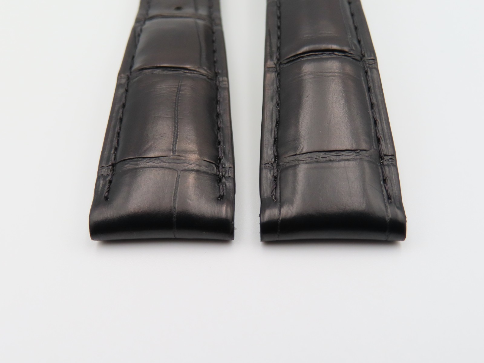 Omega Speedmaster ’57 Black Leather 20mm Strap w/ OEM Push-Button Deployant