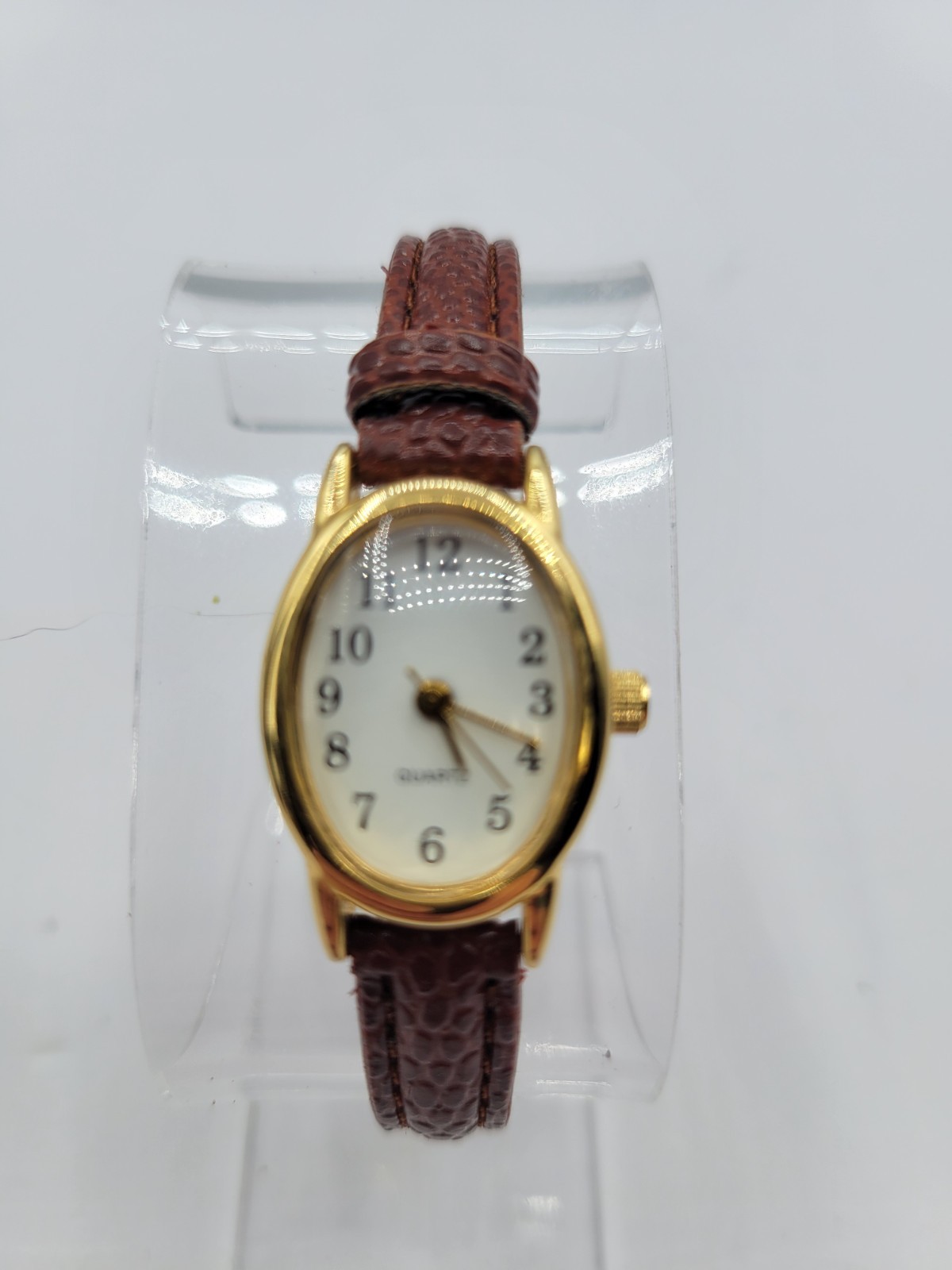 White Stag Women’s Brown Analog Buckle Band Watch With New Battery