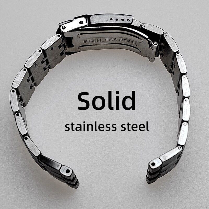 19/21mm Stainless Steel Strap for Swatch Watch Band Metal Bracelet Wrist Belt