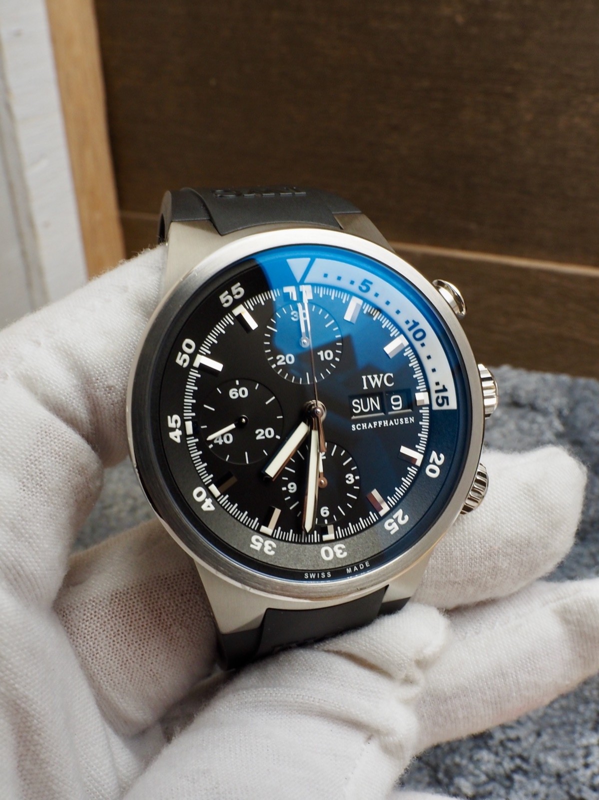 IWC Aquatimer Original Chronograph 99% LNIB (Unpolished) RARE Condition IW371933