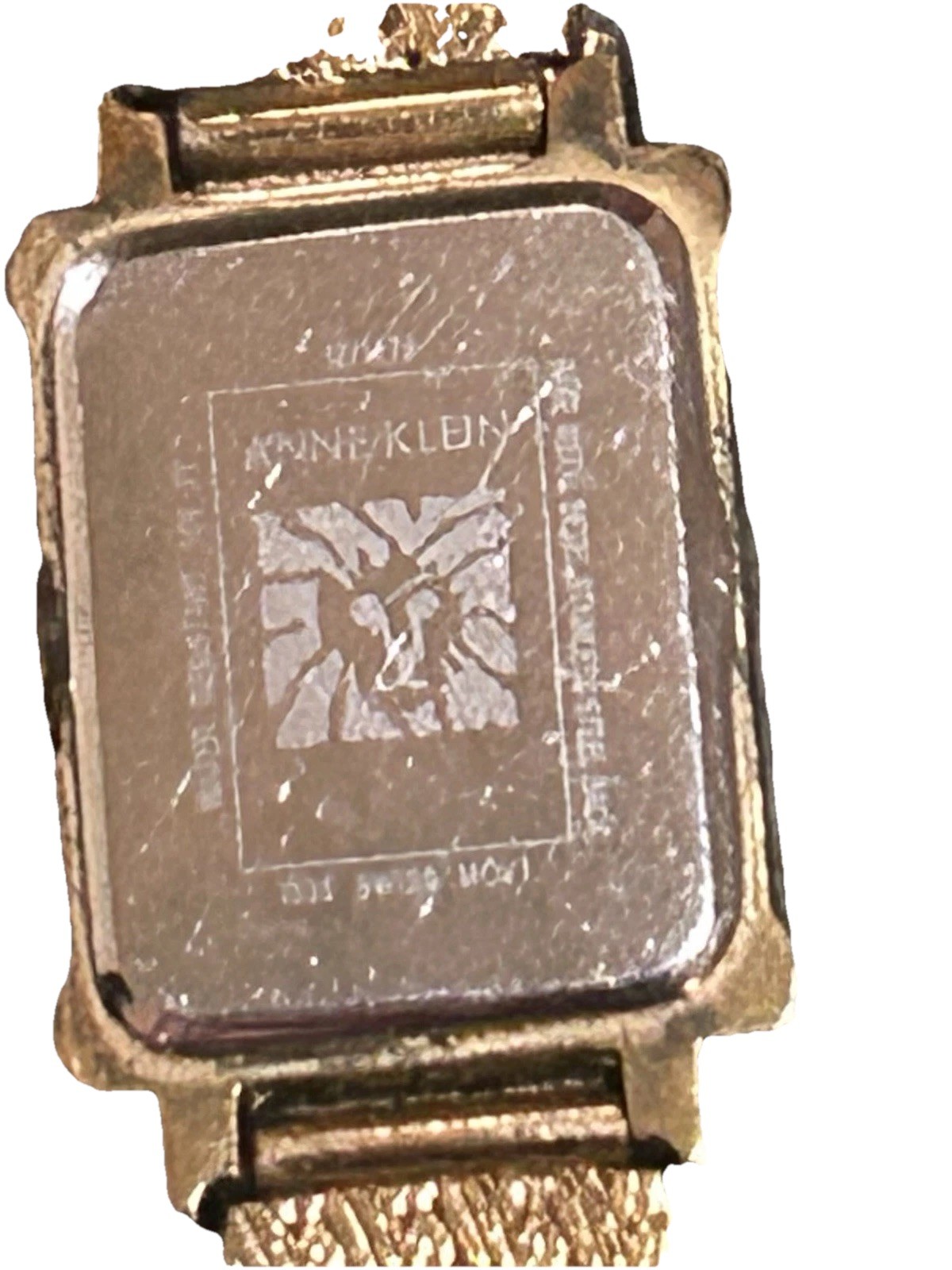 Anne Klein Diamond Watch Mesh Women 12/1276, Water resistant, Swiss No Battery