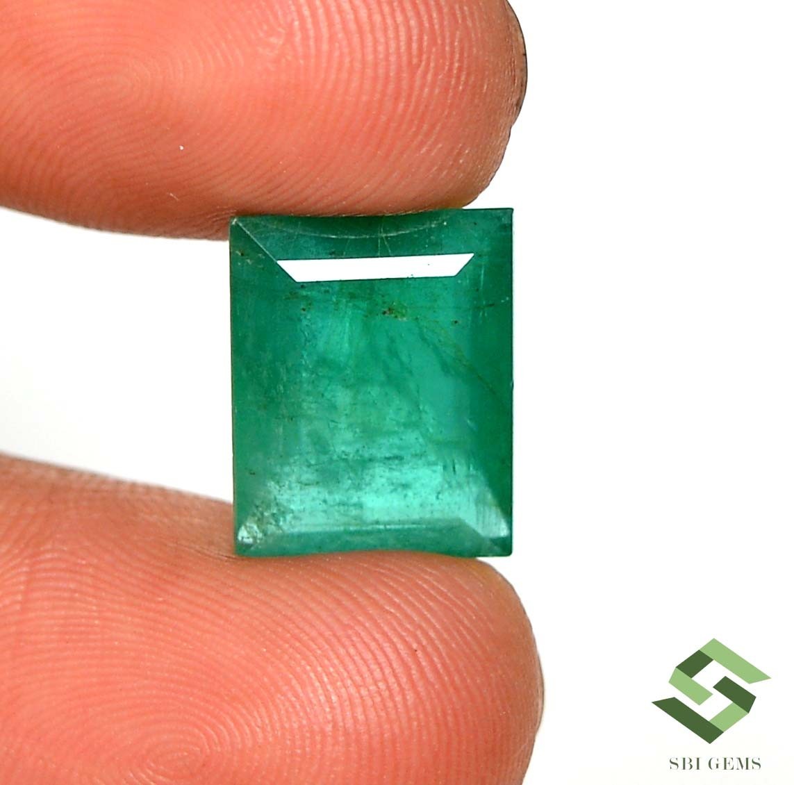 14.80×11.65 mm IGI Certified Natural Emerald Baguette Cut 9.93CTS Loose Gemstone